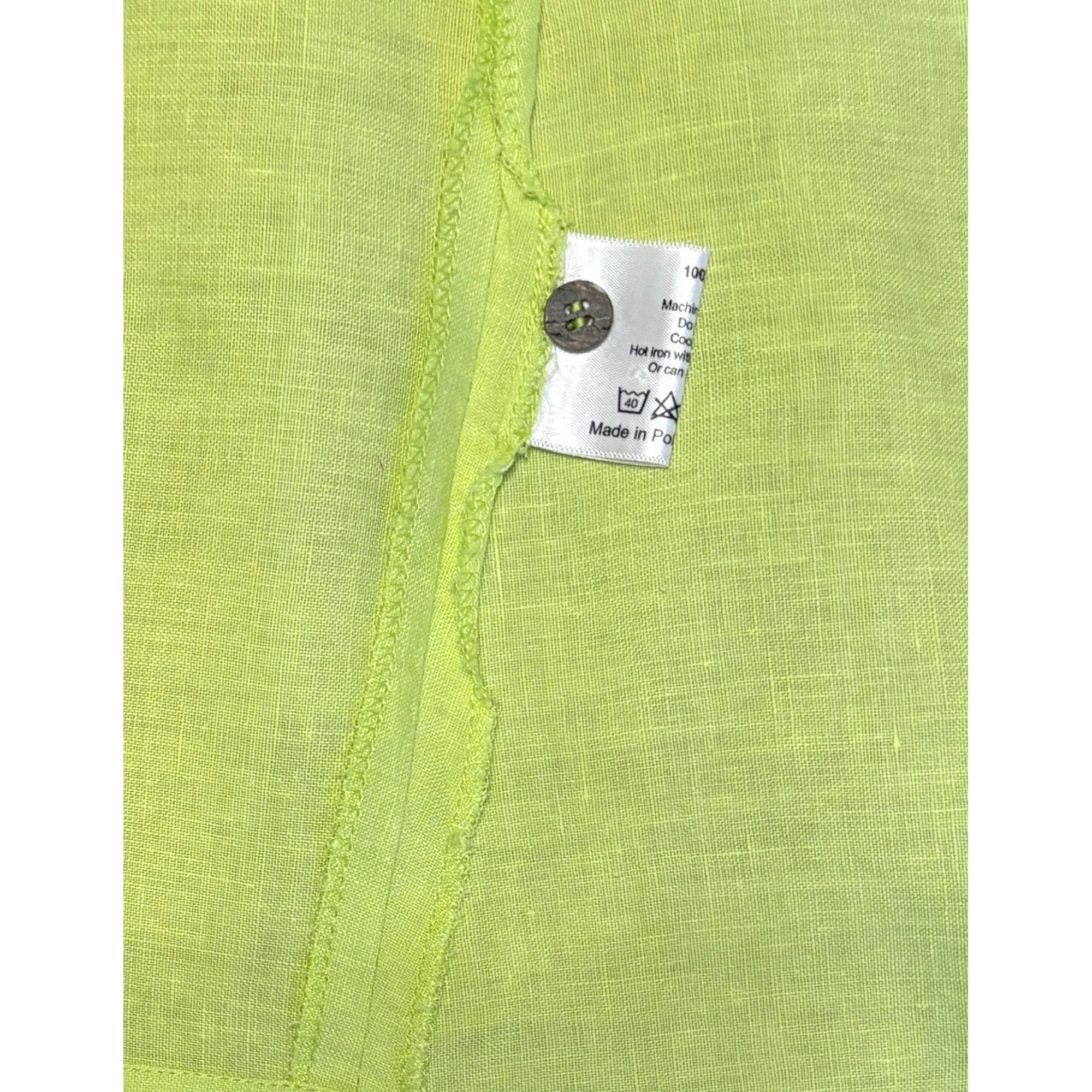 eskandar $875 Eskandar 1 10/12 Linen Sleeveless Shirt Dress Lagenlook Size L / US 10 / IT 46 - 5 Thumbnail
