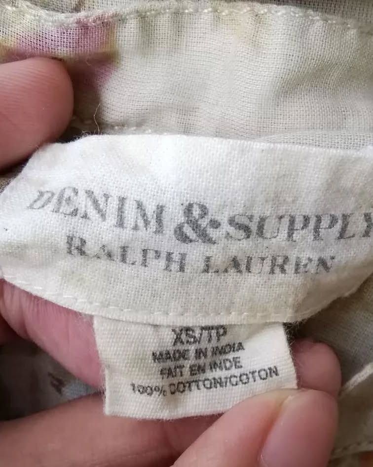 Denim & Supply Ralph Lauren × Polo Ralph Lauren × Ralph Lauren Ralph Lauren Floral Pattern Longsleeved Woman Shirt Size XS / US 0-2 / IT 36-38 - 3 Thumbnail