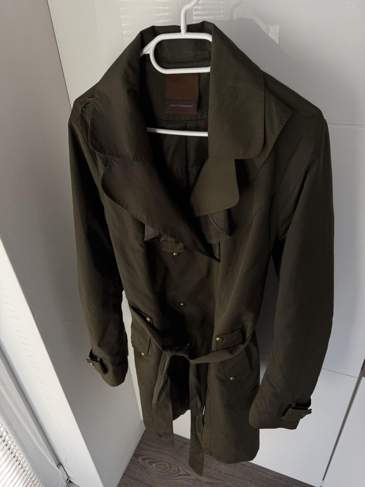 Adolfo Dominguez Adolfo Dominguez Reg Luxury Trench Coat Size XL / US 12-14 / IT 48-50 - 2 Thumbnail