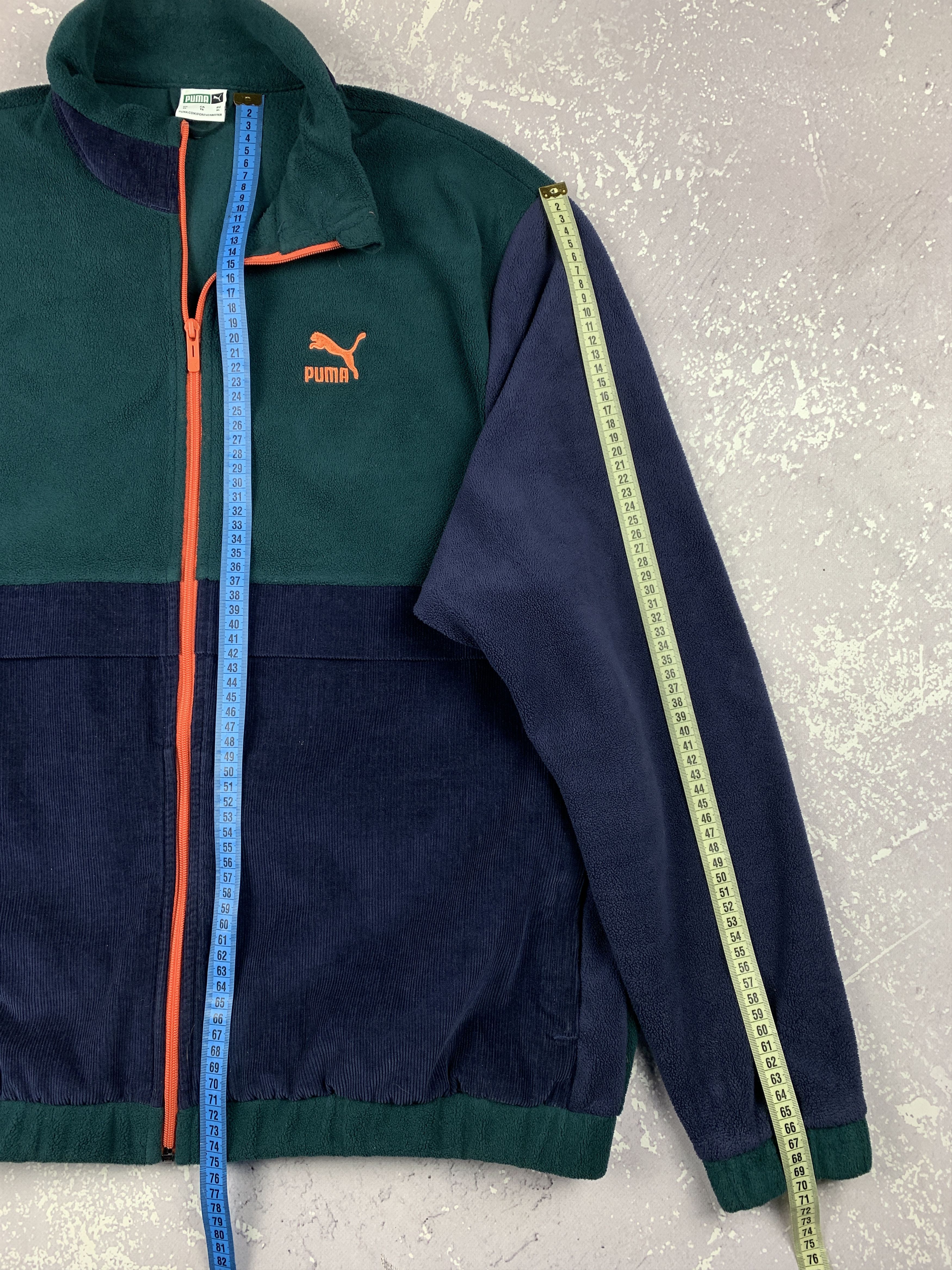Puma Puma Corduroy/Fleece Full Zip Sherpa Jacket Size US XL / EU 56 / 4 - 10 Thumbnail