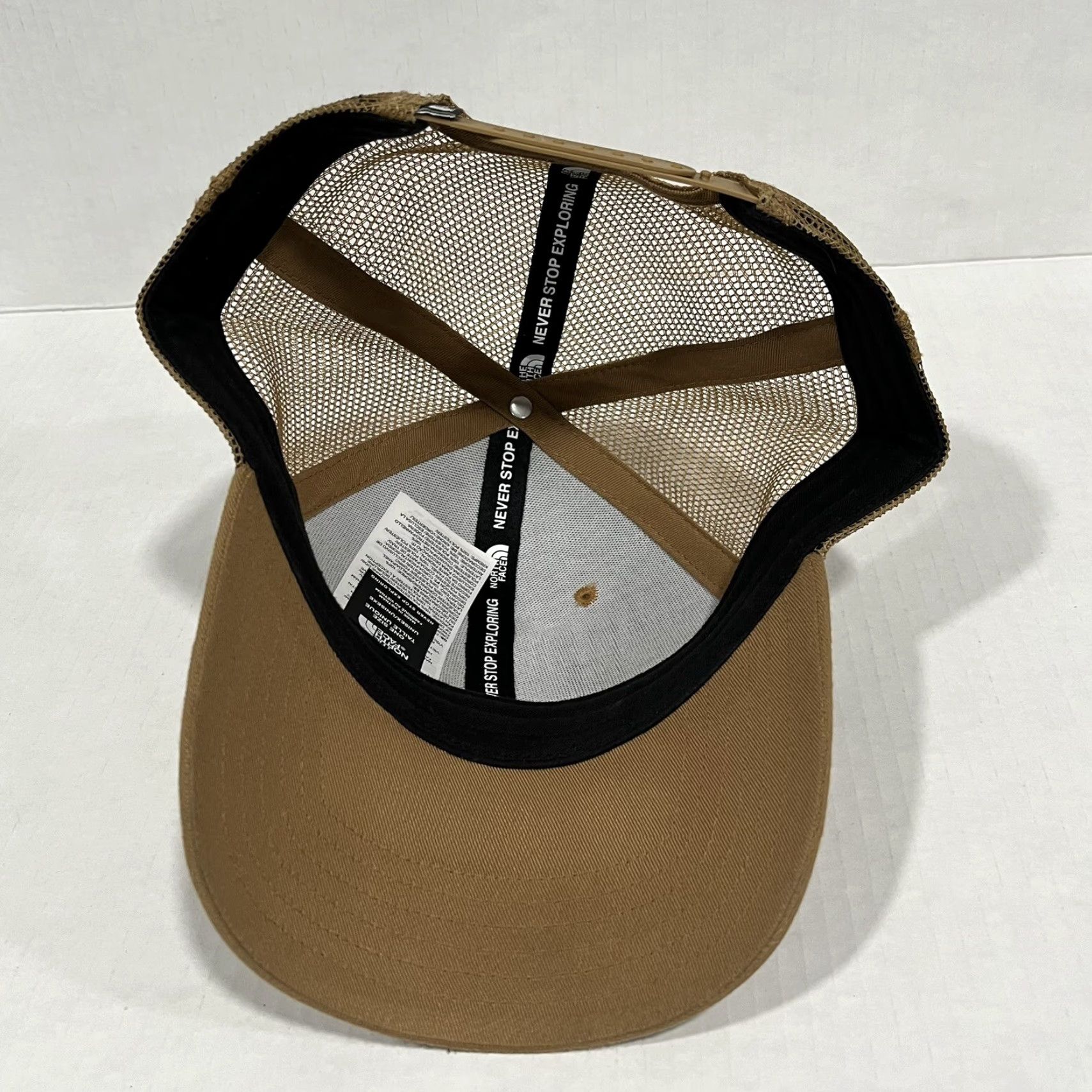 The North Face The North Face Hat Snapback Trucker Brown Tan Trees Embroidered Berkeley Men One Size Cad Brown 90s Dad Nature Outdoor USA Size ONE SIZE - 6 Thumbnail