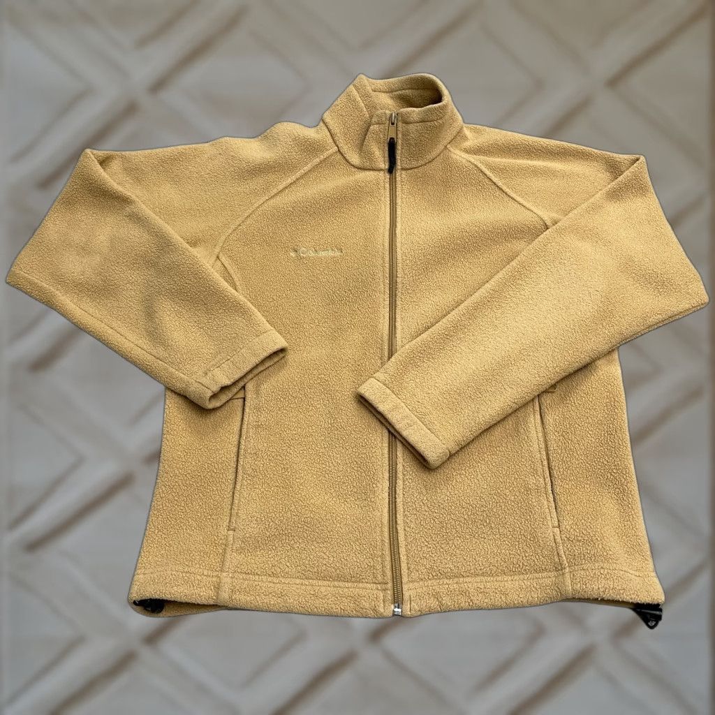 Vintage Columbia Benton Springs Fleece Jacket Womens Medium Brown Full Zip Outdoor Hike Size M / US 6-8 / IT 42-44 - 1 Thumbnail