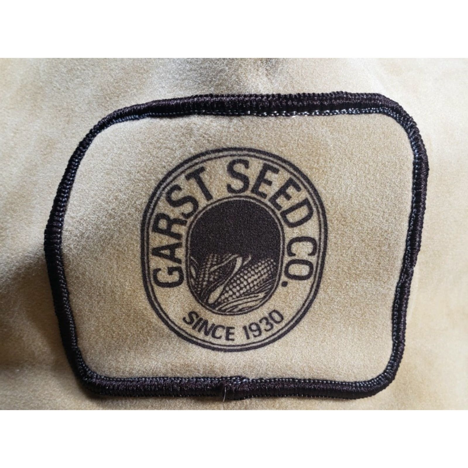 Vintage VINTAGE Garst Seed Corn Faux Suede Farmer Hat Cap Tan Beige Sz Med Fleece Patch Mens Trapper Hat Beige Wool/ fleece? Size US M / EU 48-50 / 2 - 2 Thumbnail