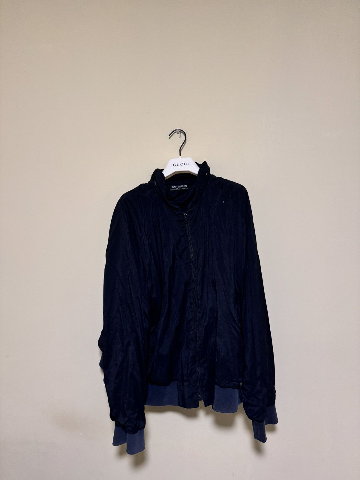 Raf Simons Raf Simons AW04'Waves' Black Cotton Blouson