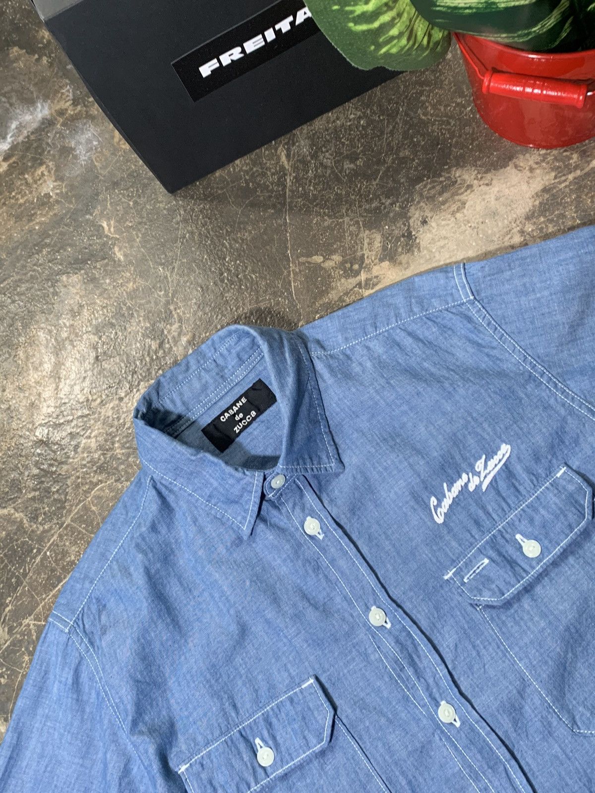 CABANE de ZUCCa Cabane de Zucca Denim style workshirt Size US M / EU 48-50 / 2 - 2 Thumbnail