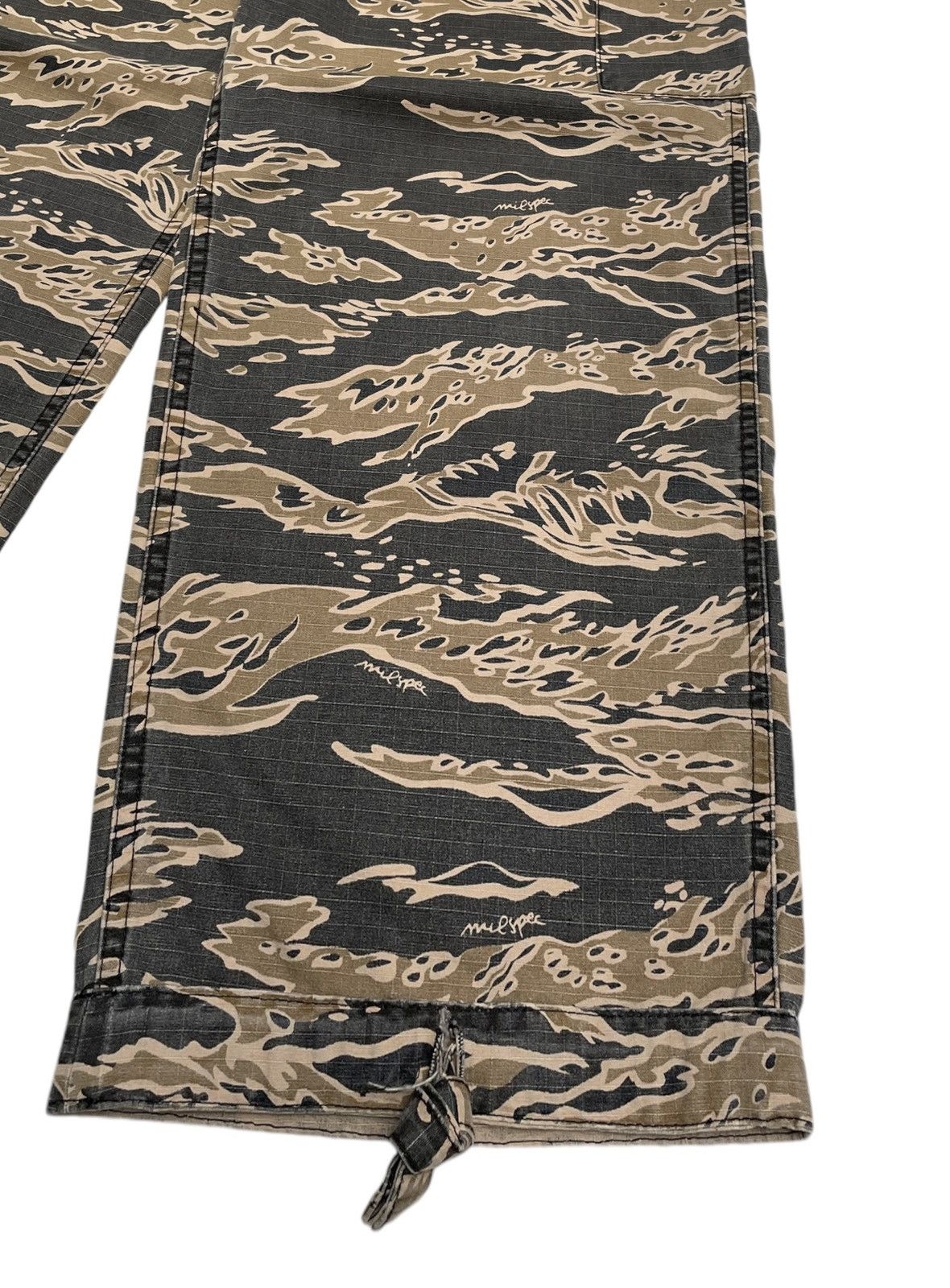 Wtaps Very Rare Vintage Brand Wtaps Tiger Stripe Baggy Cargo 1990s Size US 31 - 6 Thumbnail