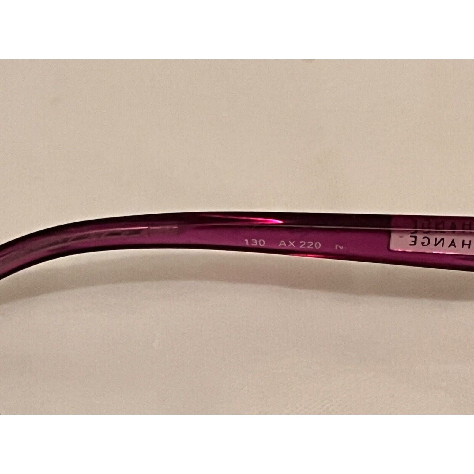 Armani Exchange Armani Exchange Glasses Frame ~ With Case ~ Purple Size ONE SIZE - 10 Thumbnail