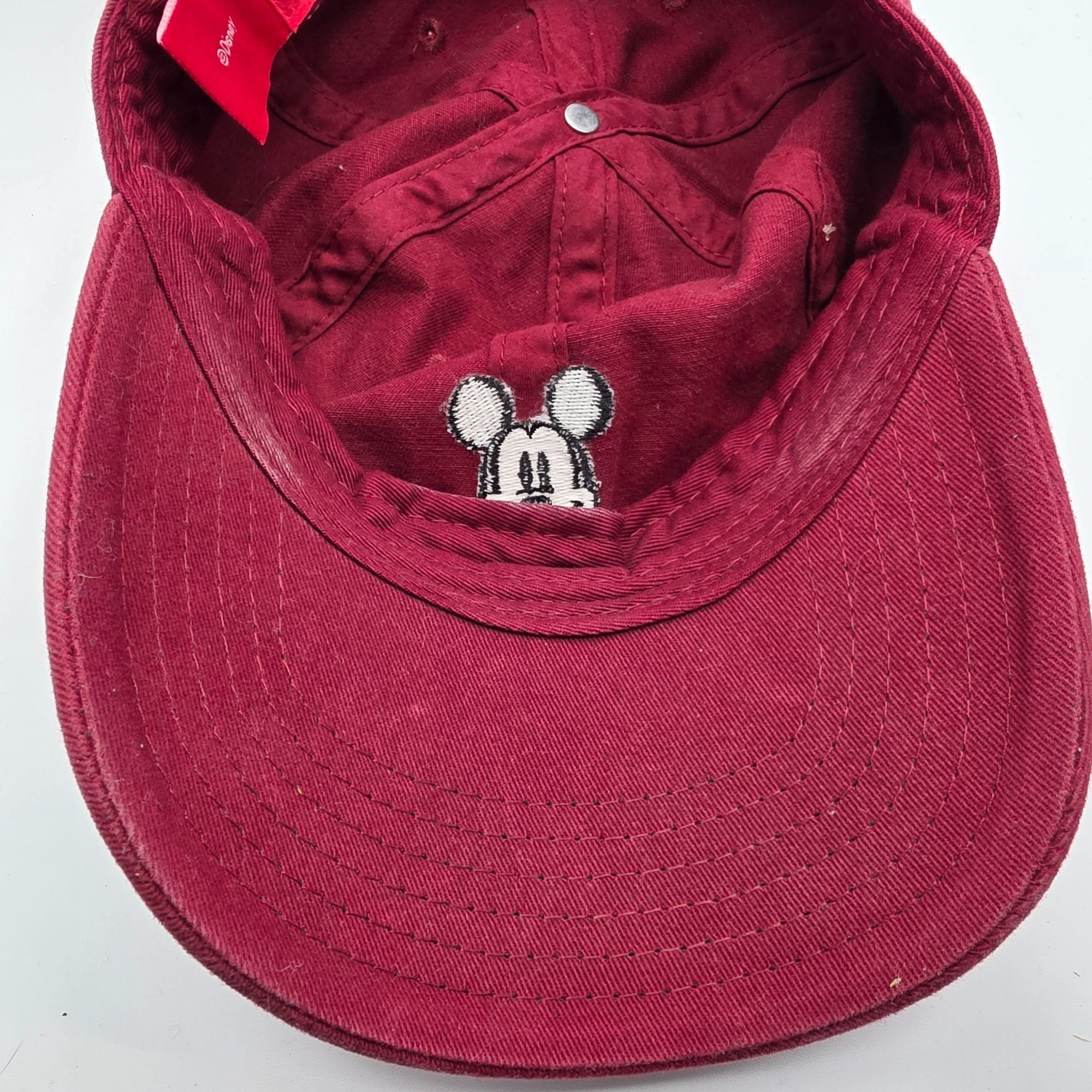 Disney Disney Mickey Mouse Adults Red Adjustable Baseball Cap Hat C Size ONE SIZE - 8 Thumbnail