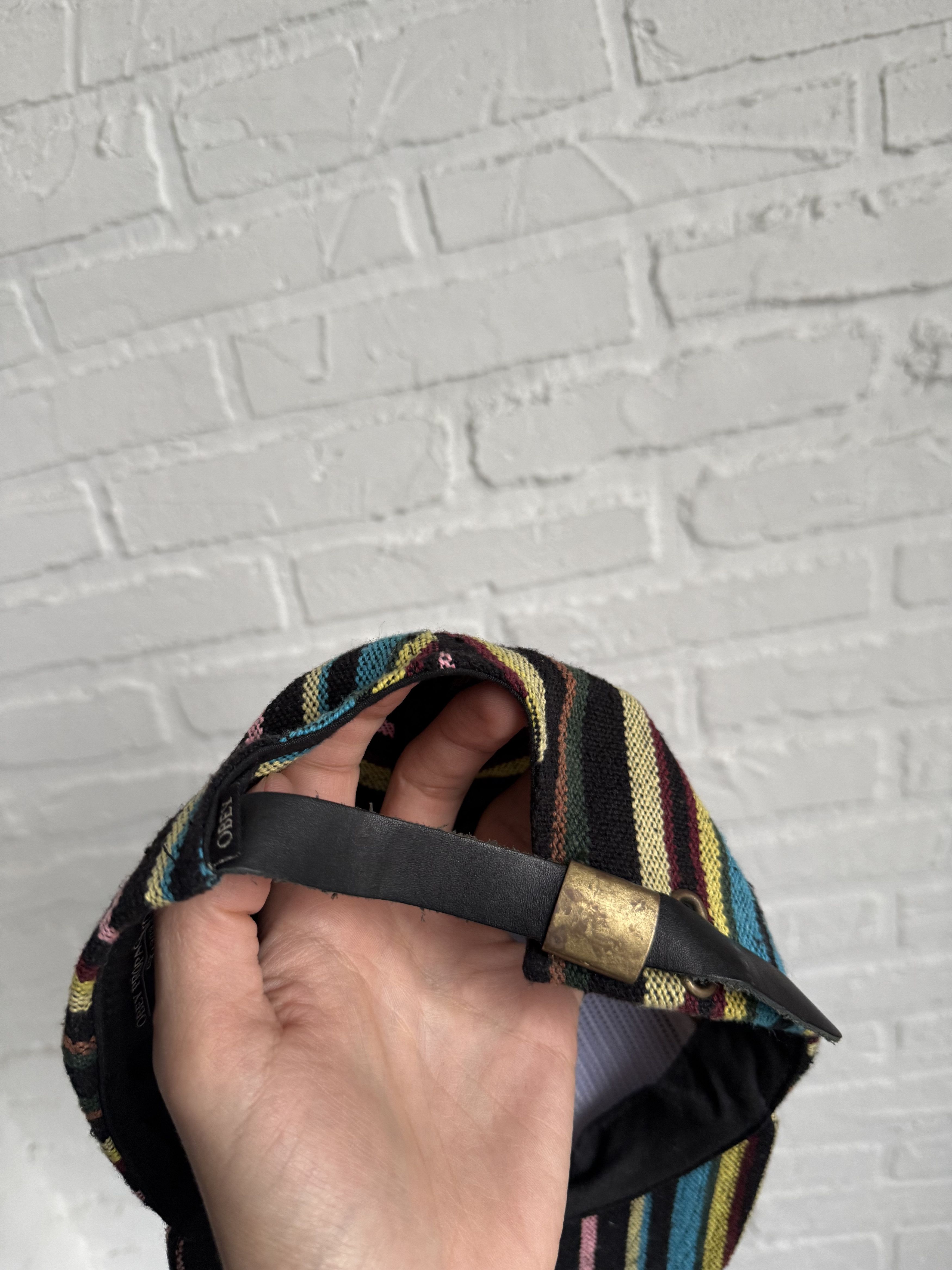 Obey Obey Propaganda striped multicolor cap Size ONE SIZE - 3 Thumbnail