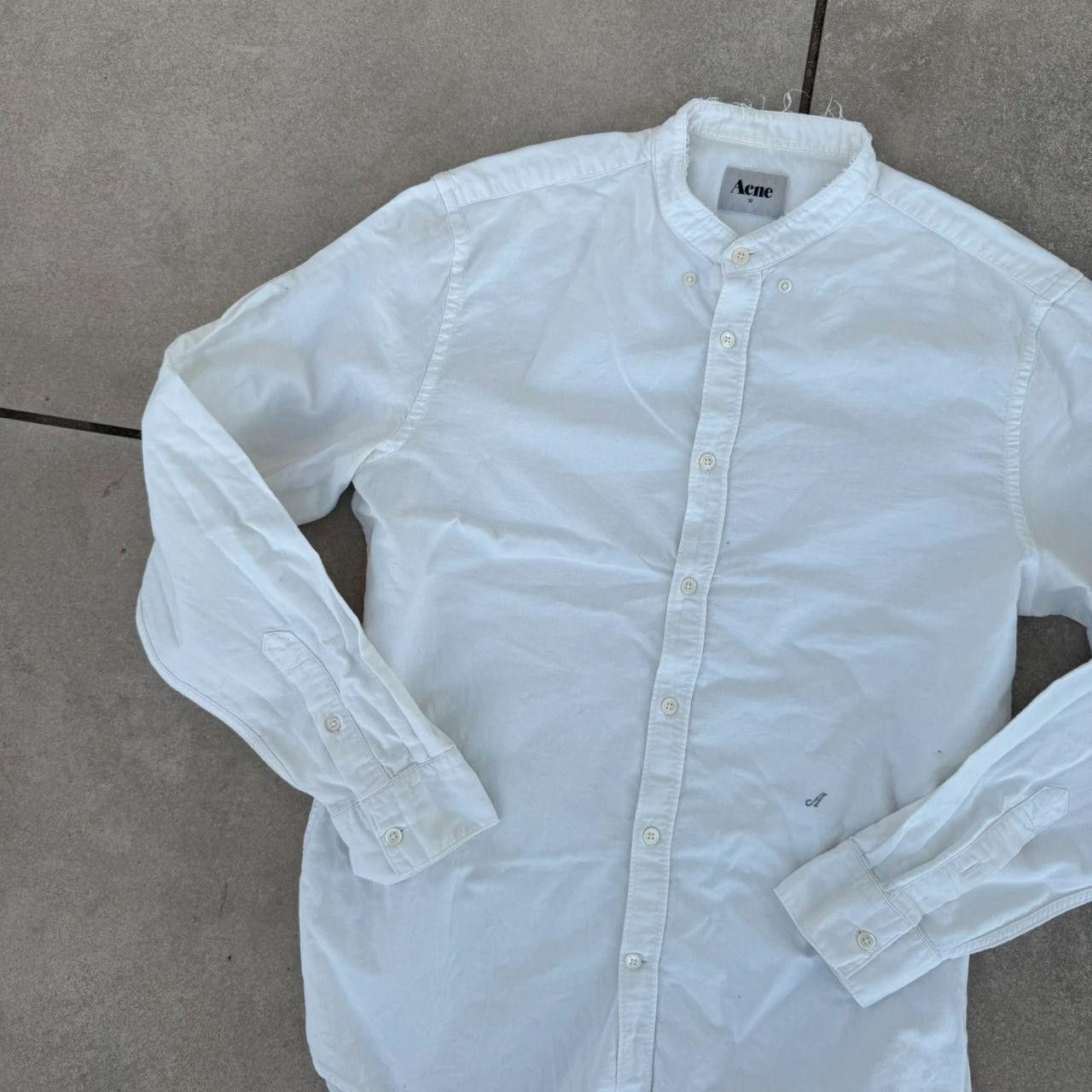 Acne Studios Acne Studios Button Up Shirt White Size US M / EU 48-50 / 2 - 4 Thumbnail