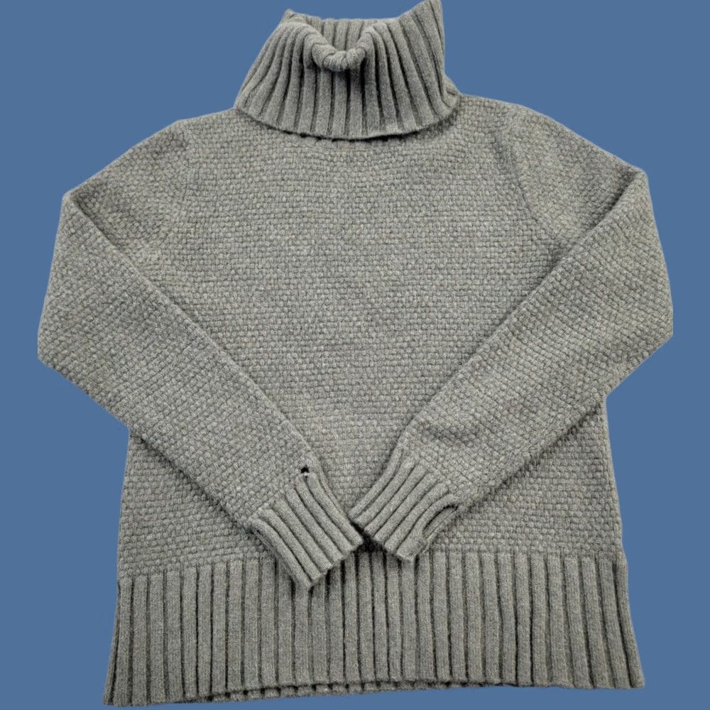 Patagonia Patagonia Sweater Womens Small Green Cashmere Wool Turtleneck Pullover Size S / US 4 / IT 40 - 1 Thumbnail