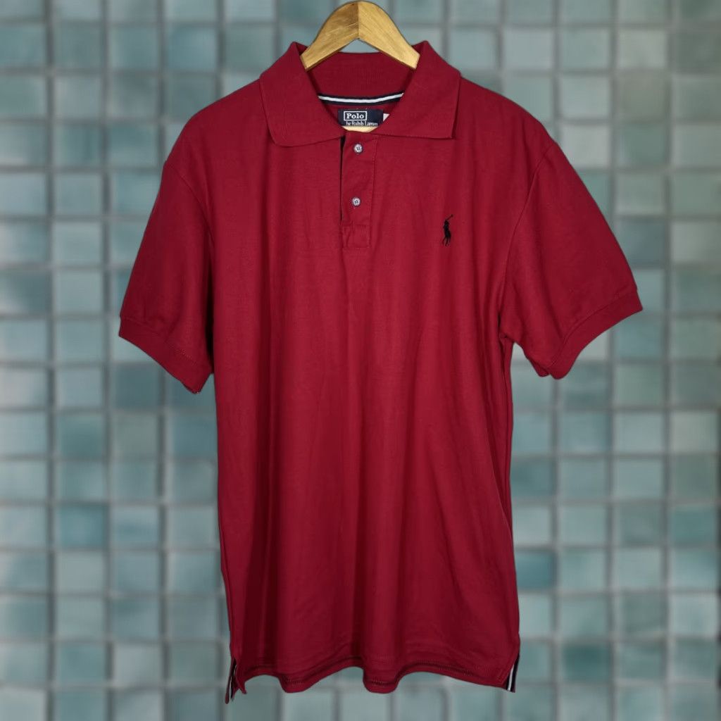 Polo Ralph Lauren VINTAGE Polo Ralph Lauren Polo Mens 2XL Red Short Sleeve Slimming Big Pony Embroidered Logo Button Collared Shirt Regular All Seasons Universal Size US XXL / EU 58 / 5 - 1 Thumbnail