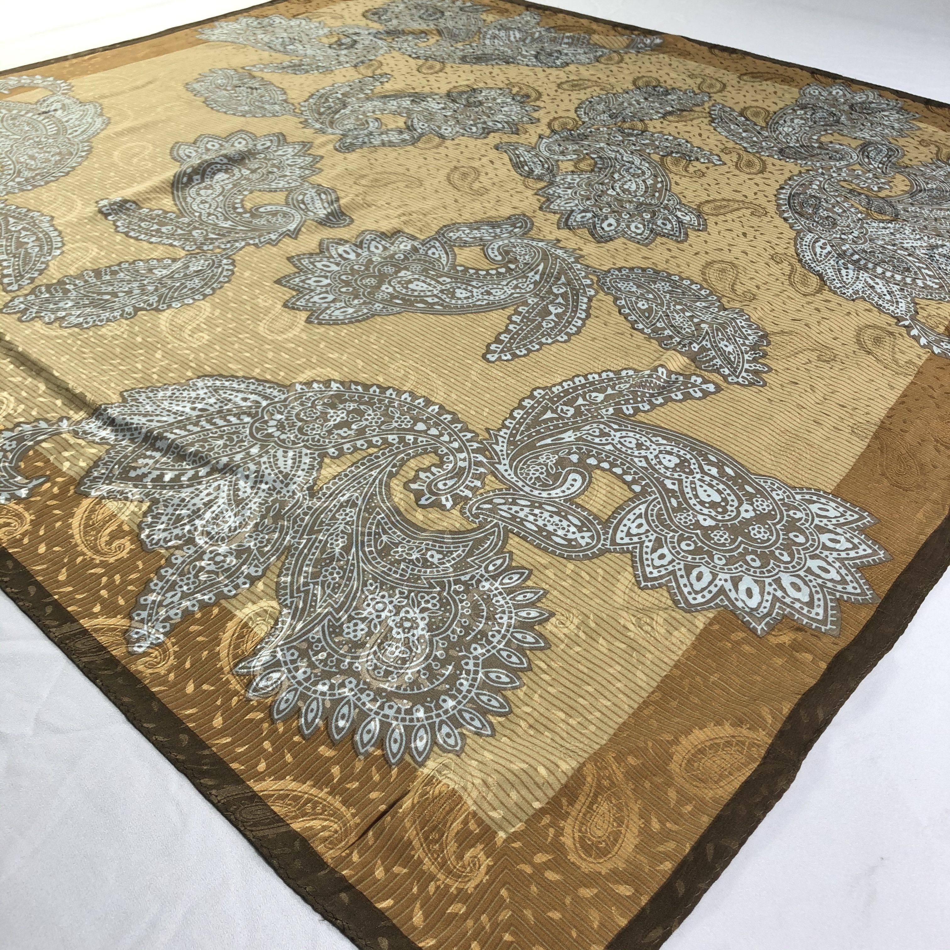 Vintage Vintage Silk Scarf Size ONE SIZE - 4 Thumbnail