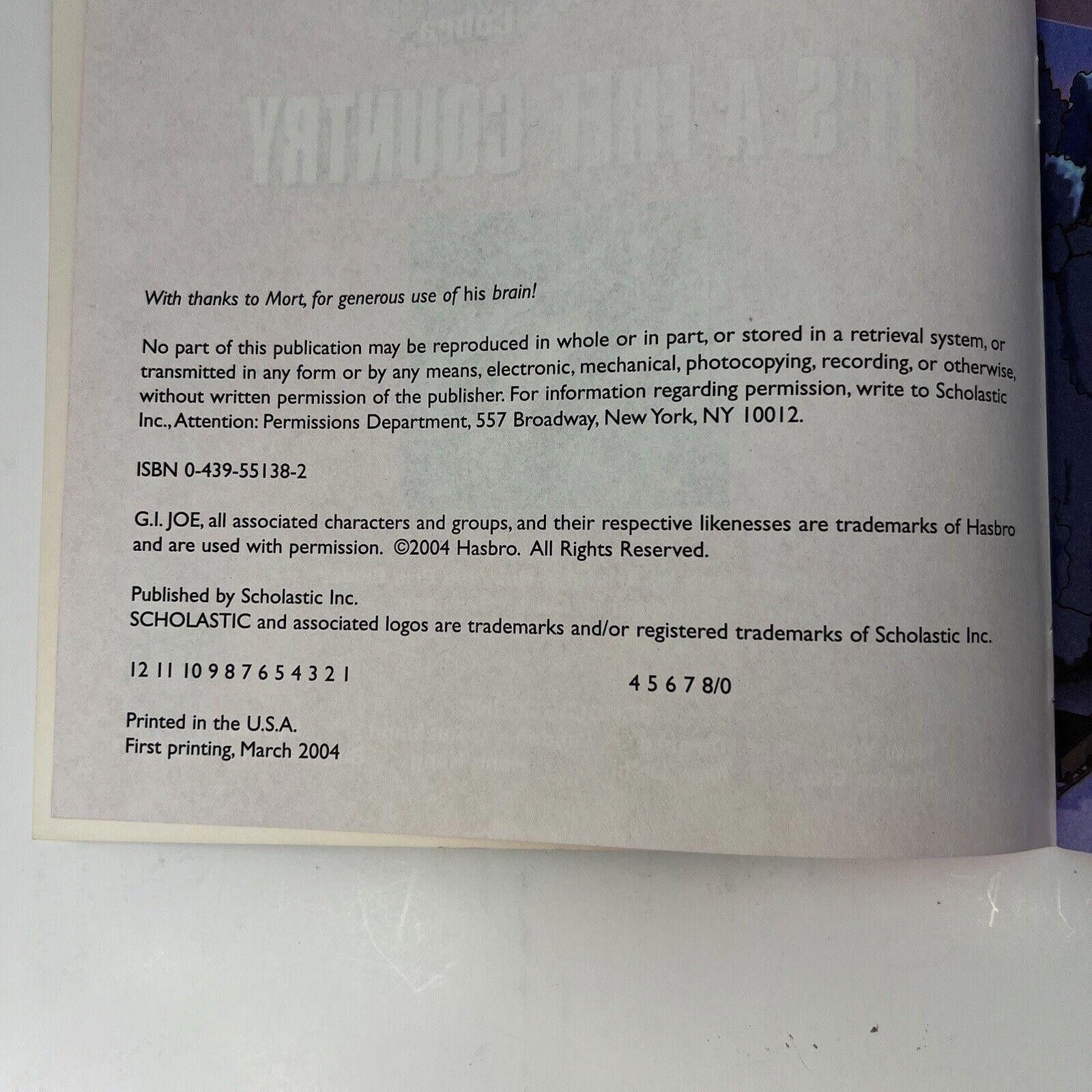 Designer G.I. Joe vs. Cobra: It's A Free Country Book Scholastic 2004 Size ONE SIZE - 4 Thumbnail