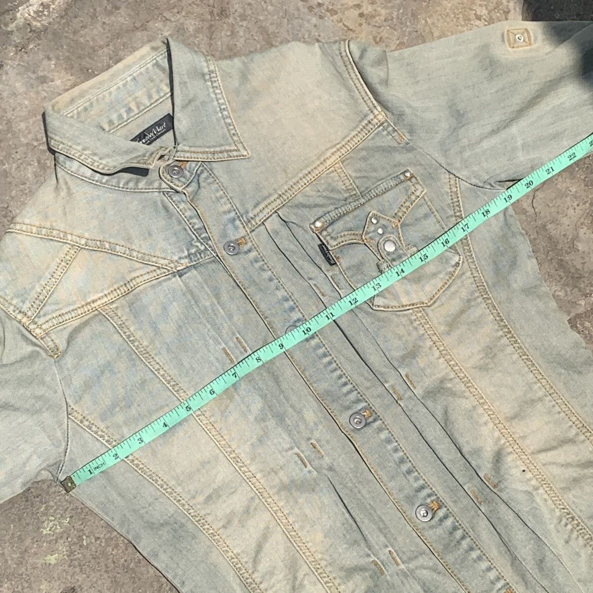 Tornado Mart Tornado Mart denim button up Size M / US 6-8 / IT 42-44 - 14 Thumbnail