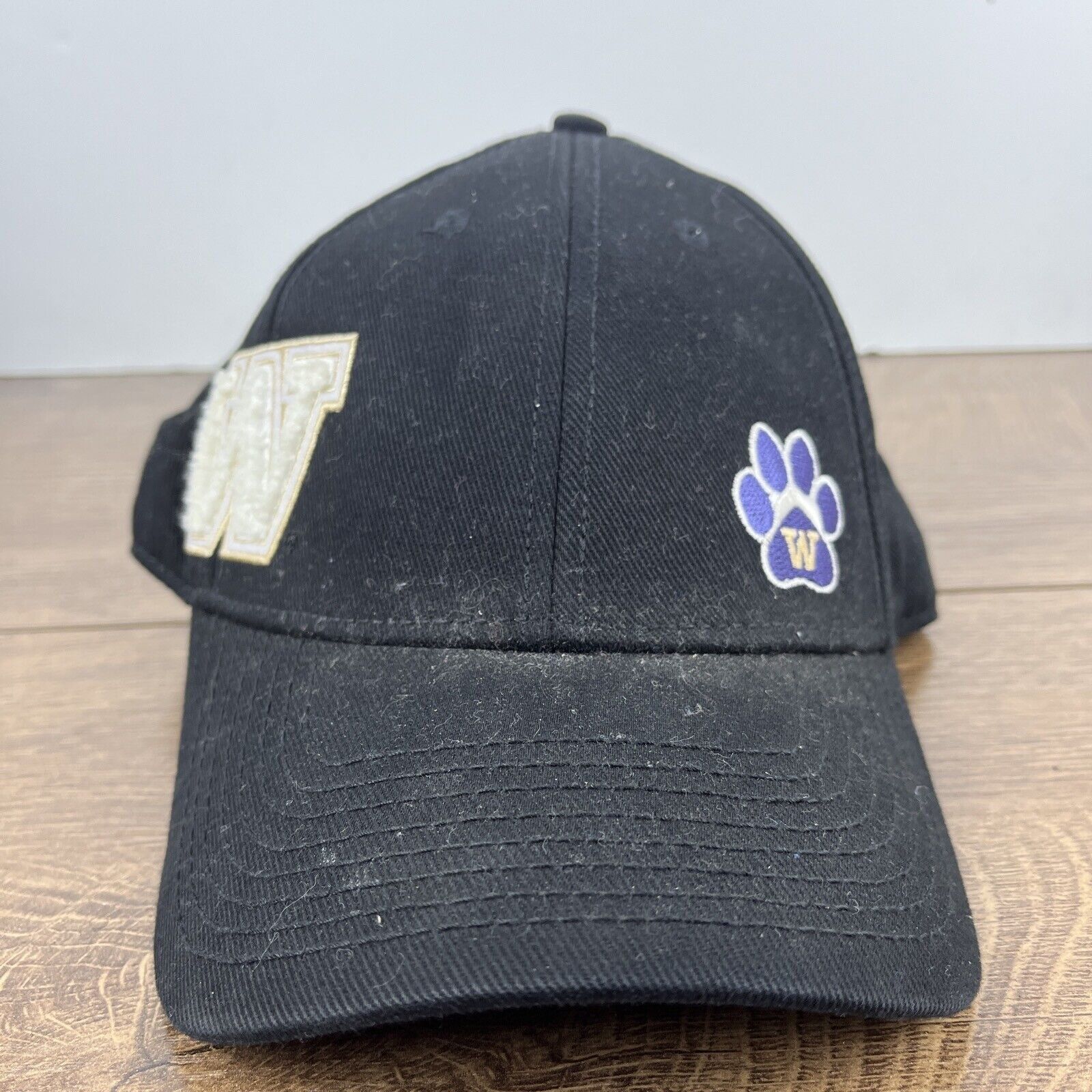 Other Washington Huskies Hat NCAA Huskies Black Hat Adjustable Adu Size ONE SIZE - 3 Thumbnail
