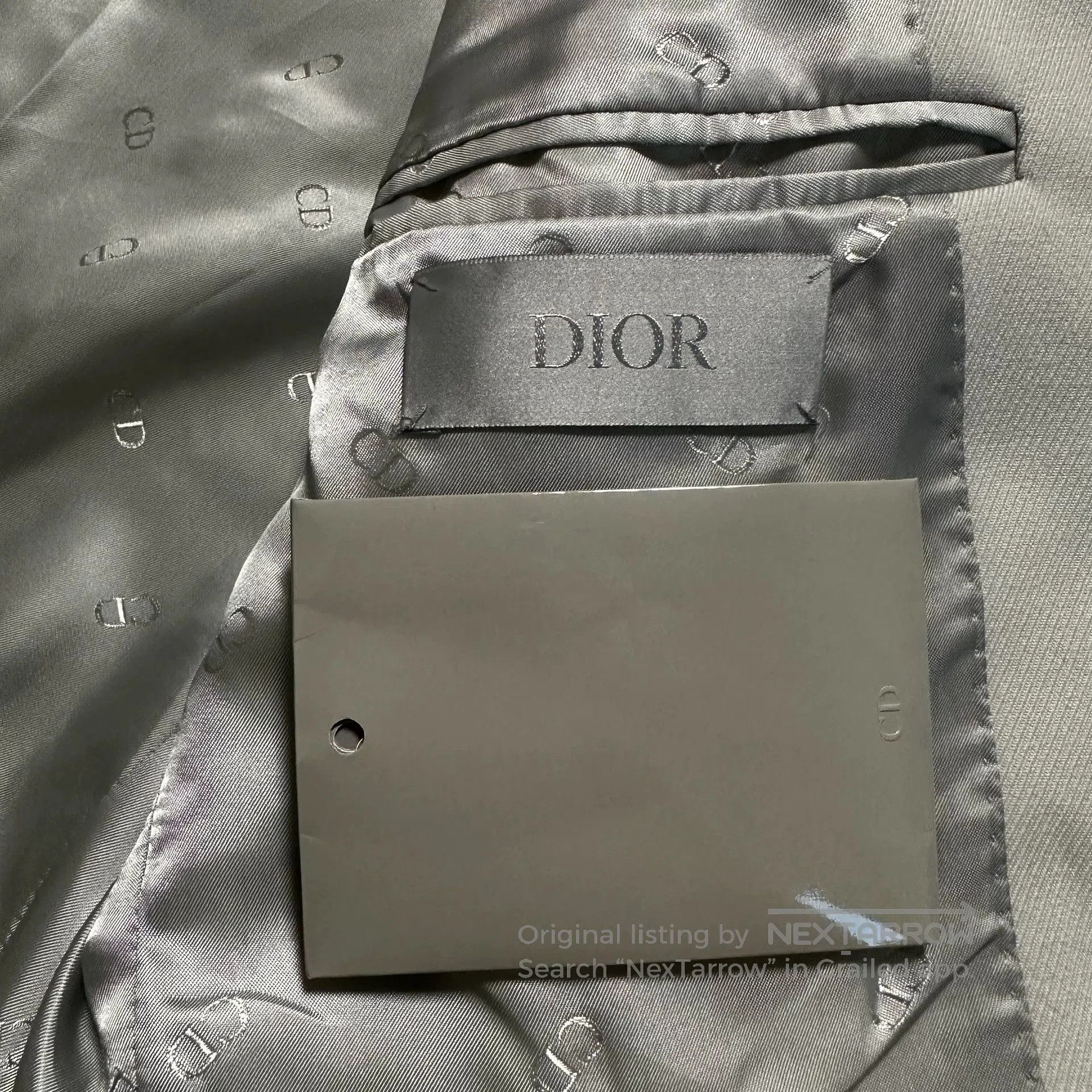 Dior Dior Glacier Silver Wool Blazer. Size US S / EU 44-46 / 1 - 4 Thumbnail
