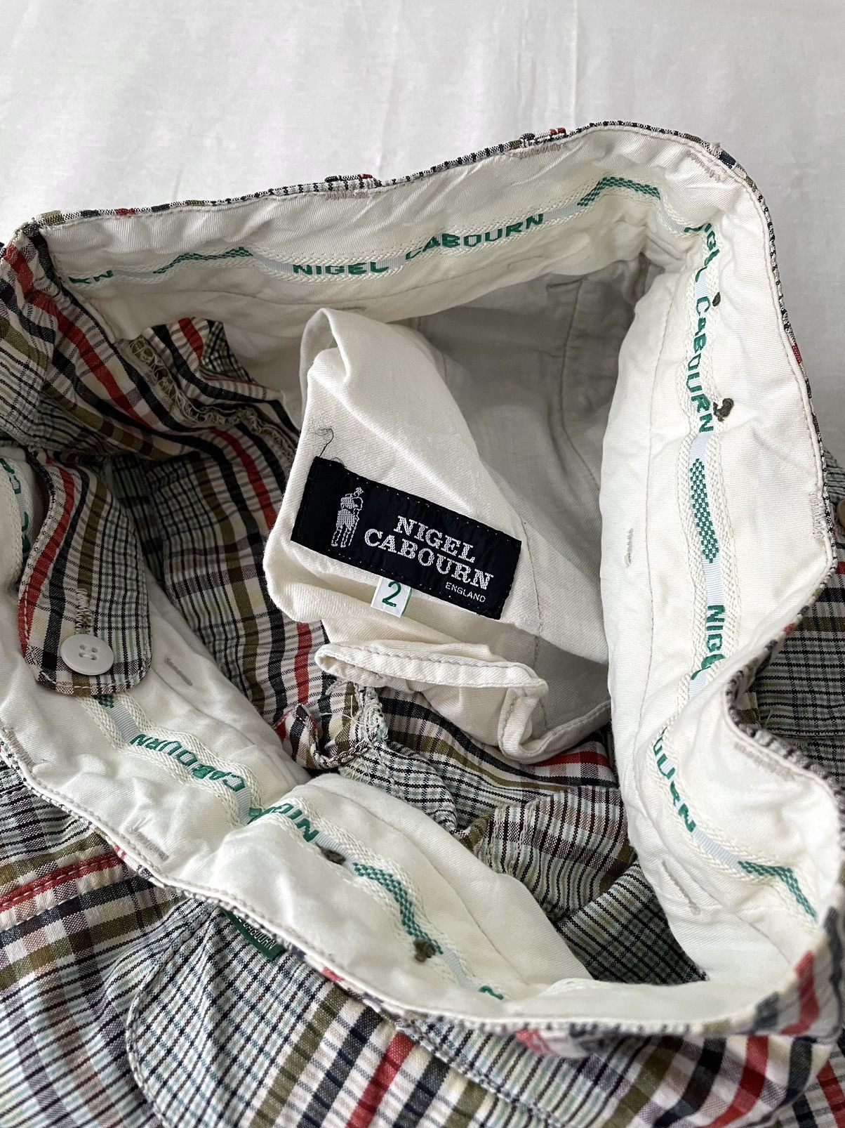 Nigel Cabourn Plaid Baggy Pants