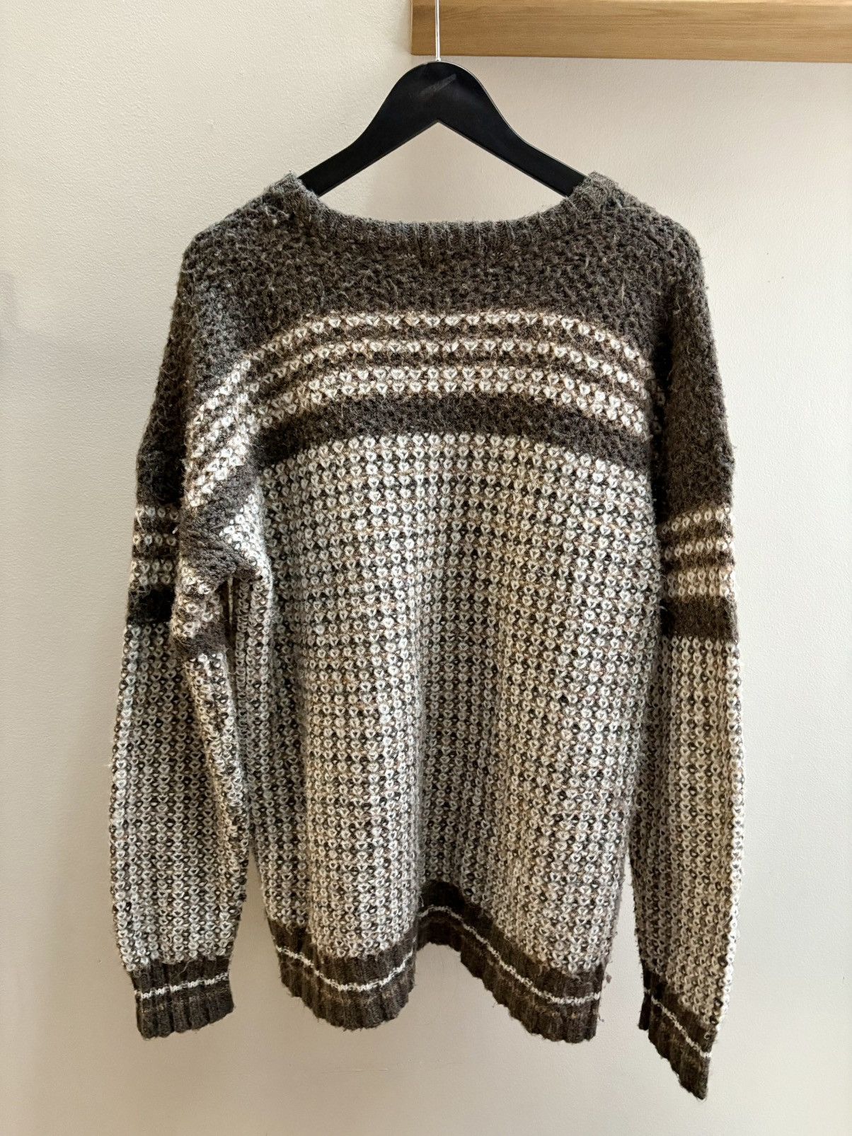 Sears Sears Premiere VTG 80s brown acrylic knit sweater Large Size US L / EU 52-54 / 3 - 2 Thumbnail