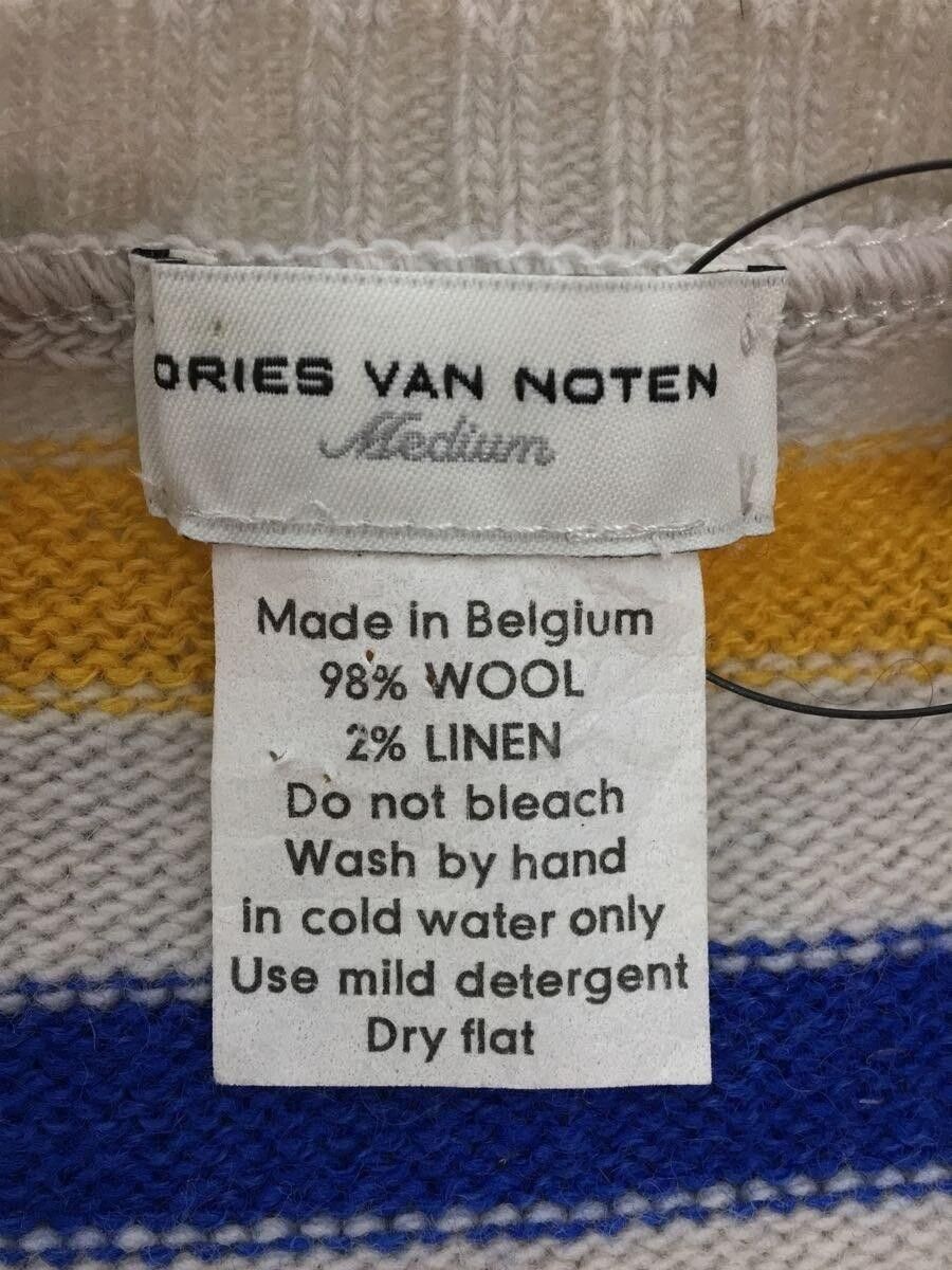 Dries Van Noten Reconstructed Striped Wool Knit Sweater Size US M / EU 48-50 / 2 - 7 Thumbnail