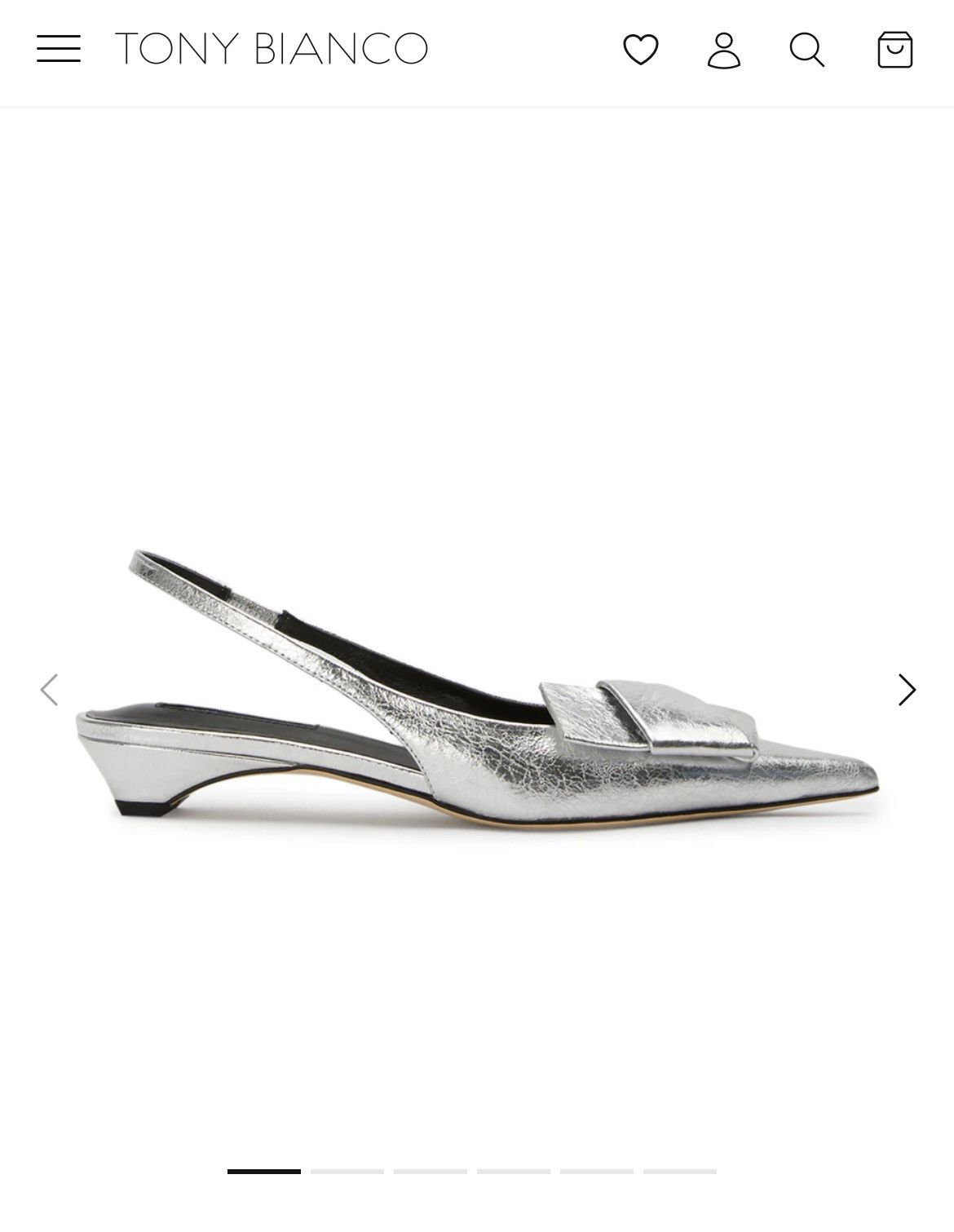 Tony Bianco Tony Bianco - Elijah Silver Vintage Metal Size US 8 / IT 38 - 4 Thumbnail