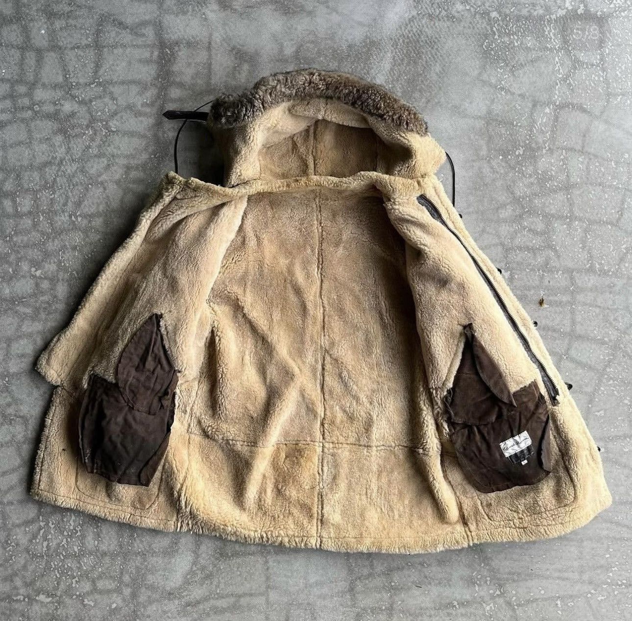 Vintage Vintage B-7 Shearling Flight Jacket - Avirex B-3 Sheepskin Size US L / EU 52-54 / 3 - 2 Thumbnail