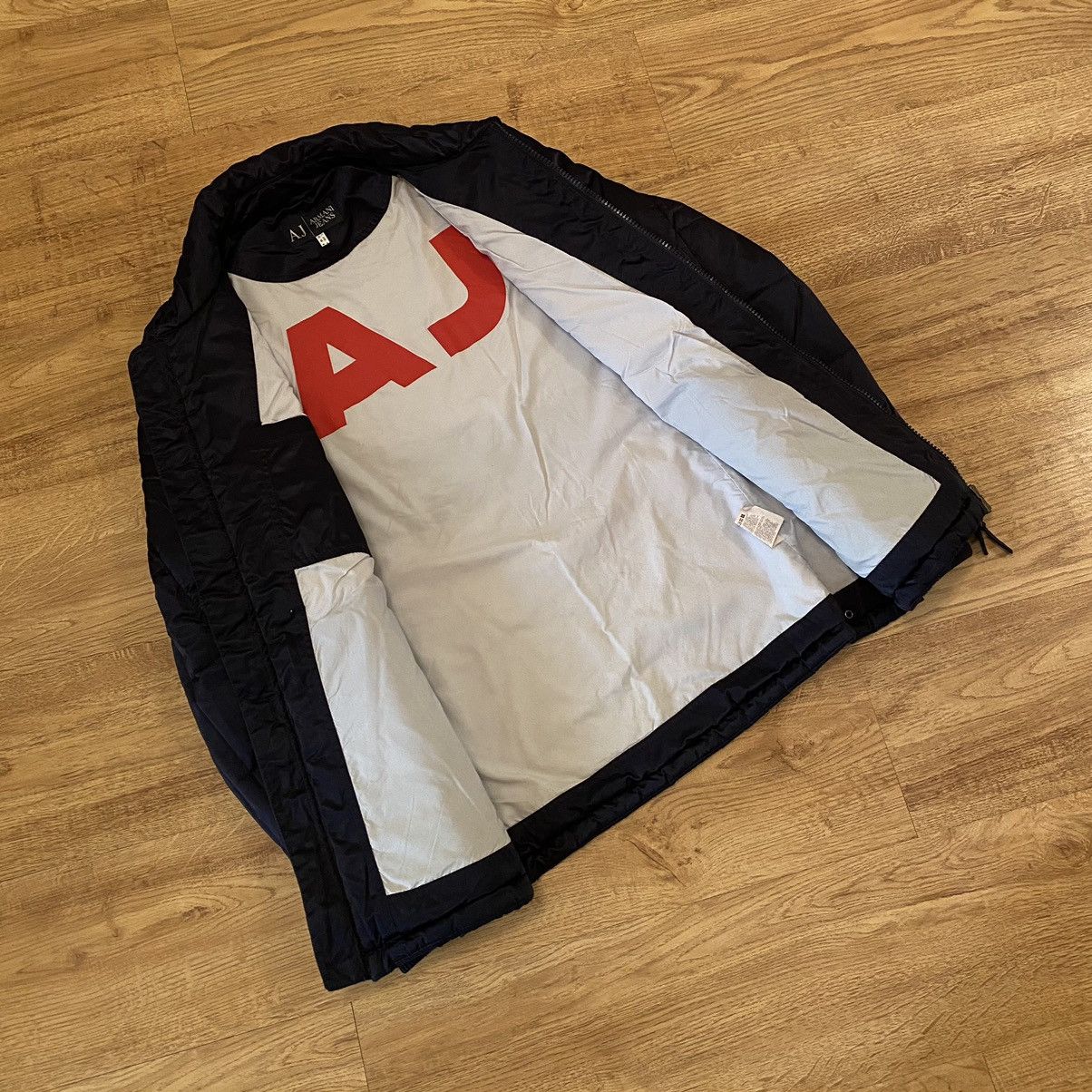 Armani Armani Nylon Winter Bomber x Vintage x Rare Size US L / EU 52-54 / 3 - 5 Thumbnail