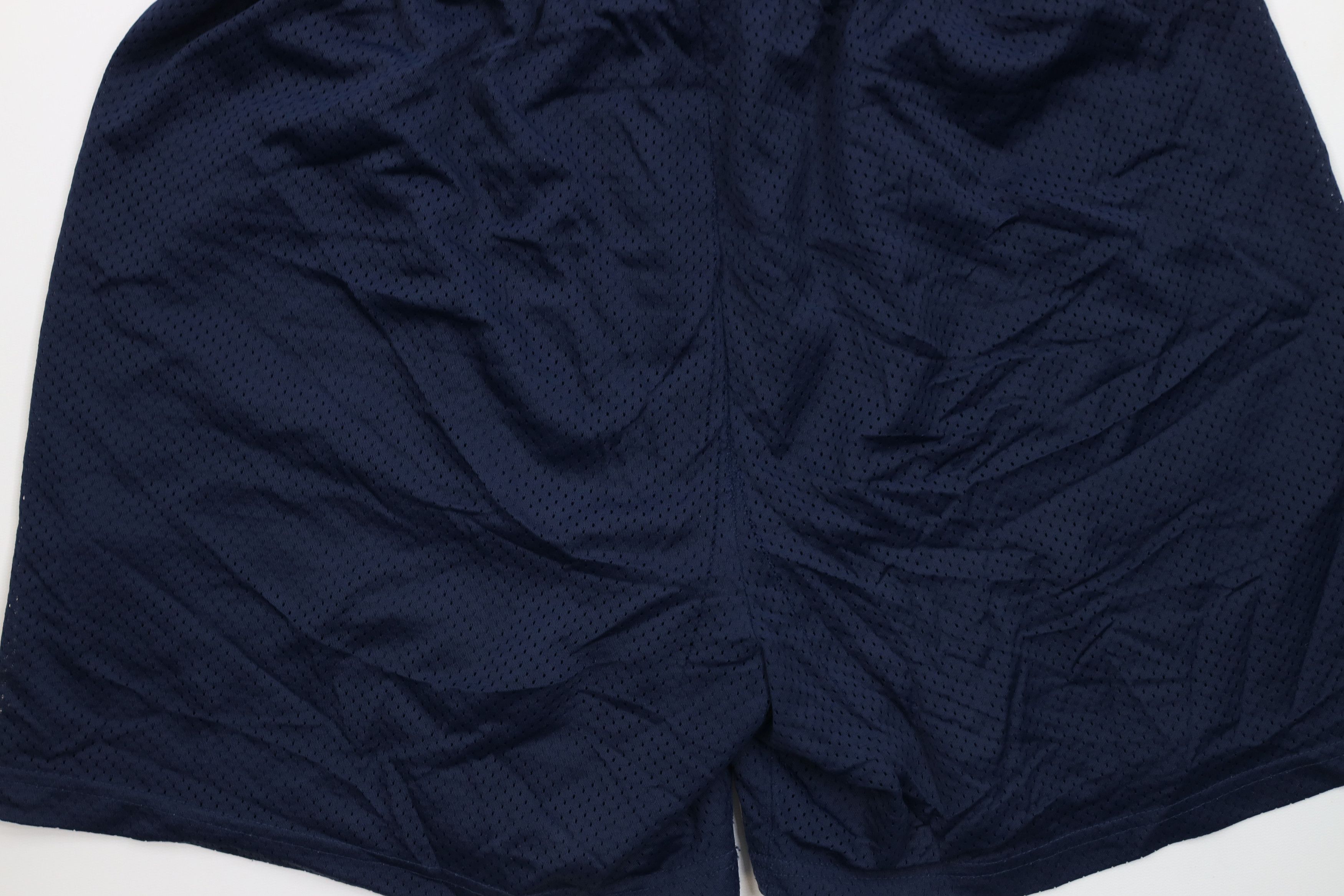 Reebok Vintage 90s Reebok Spell Above Knee Mesh Shorts Navy Blue Size US 34 / EU 50 - 11 Thumbnail