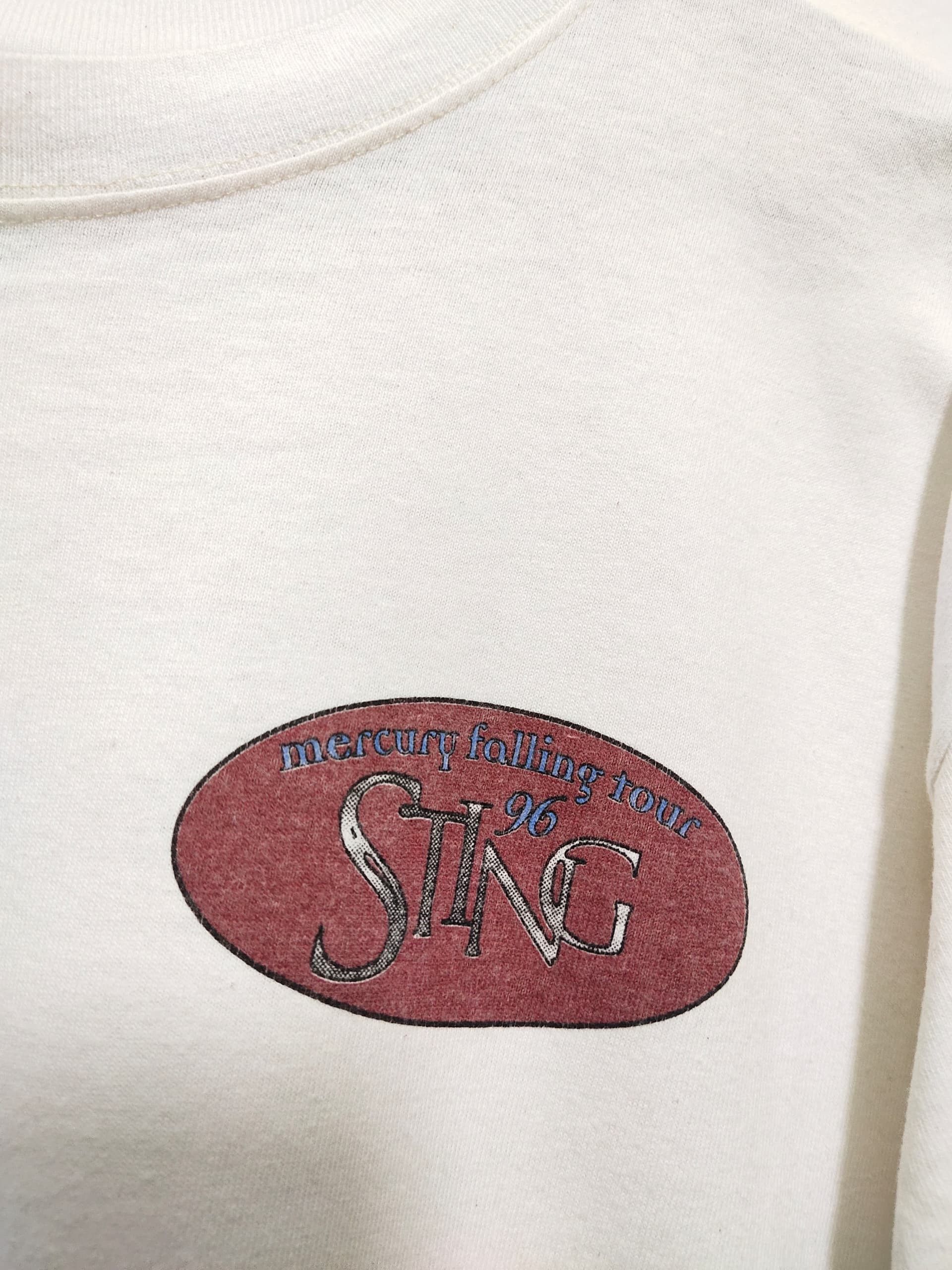 Band Tees Vintage 1996 Sting The police world tour promo t shirt Size US L / EU 52-54 / 3 - 6 Thumbnail
