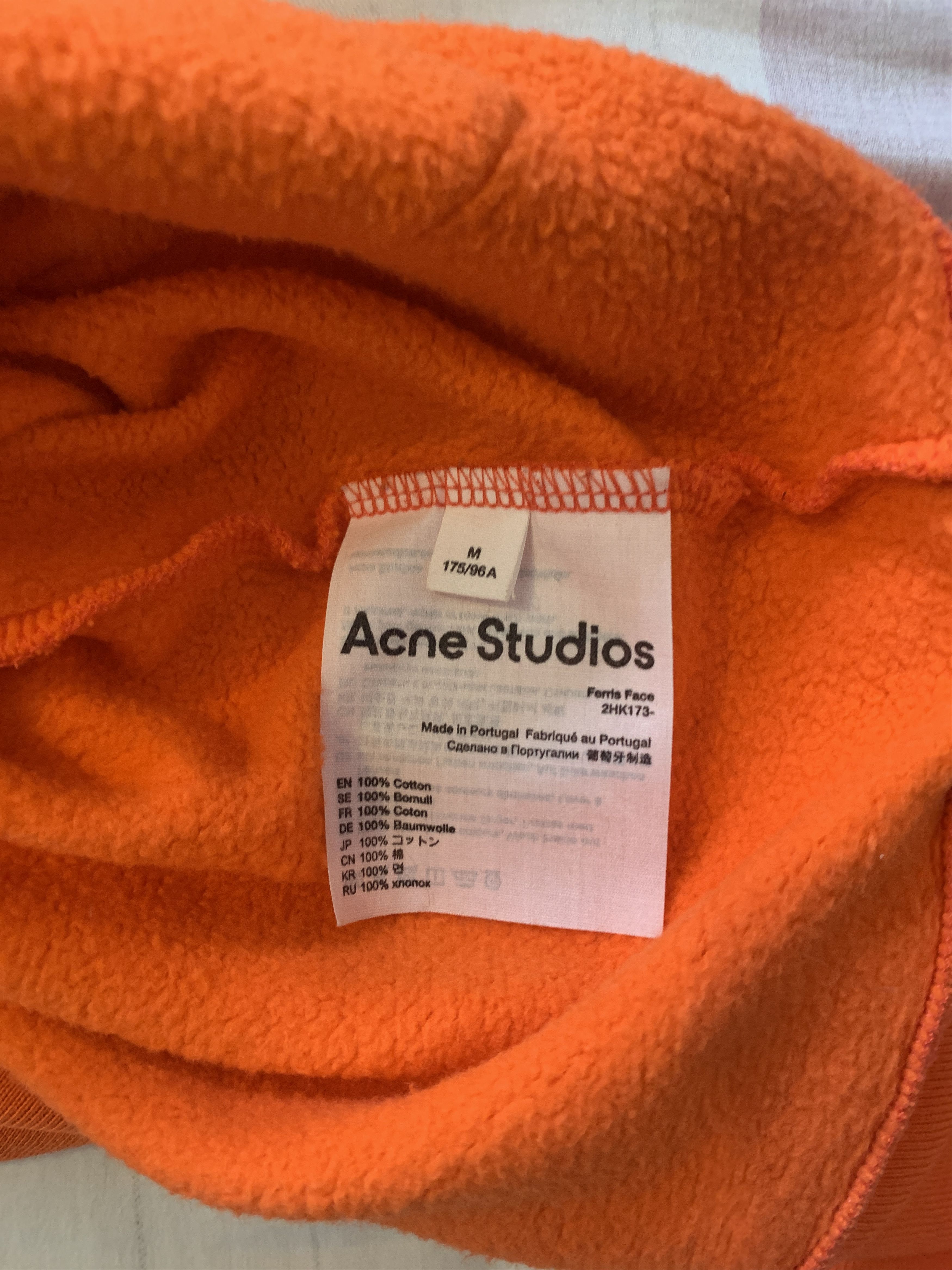 Acne Studios Acne Studios Hoodie Orange Size US M / EU 48-50 / 2 - 3 Thumbnail
