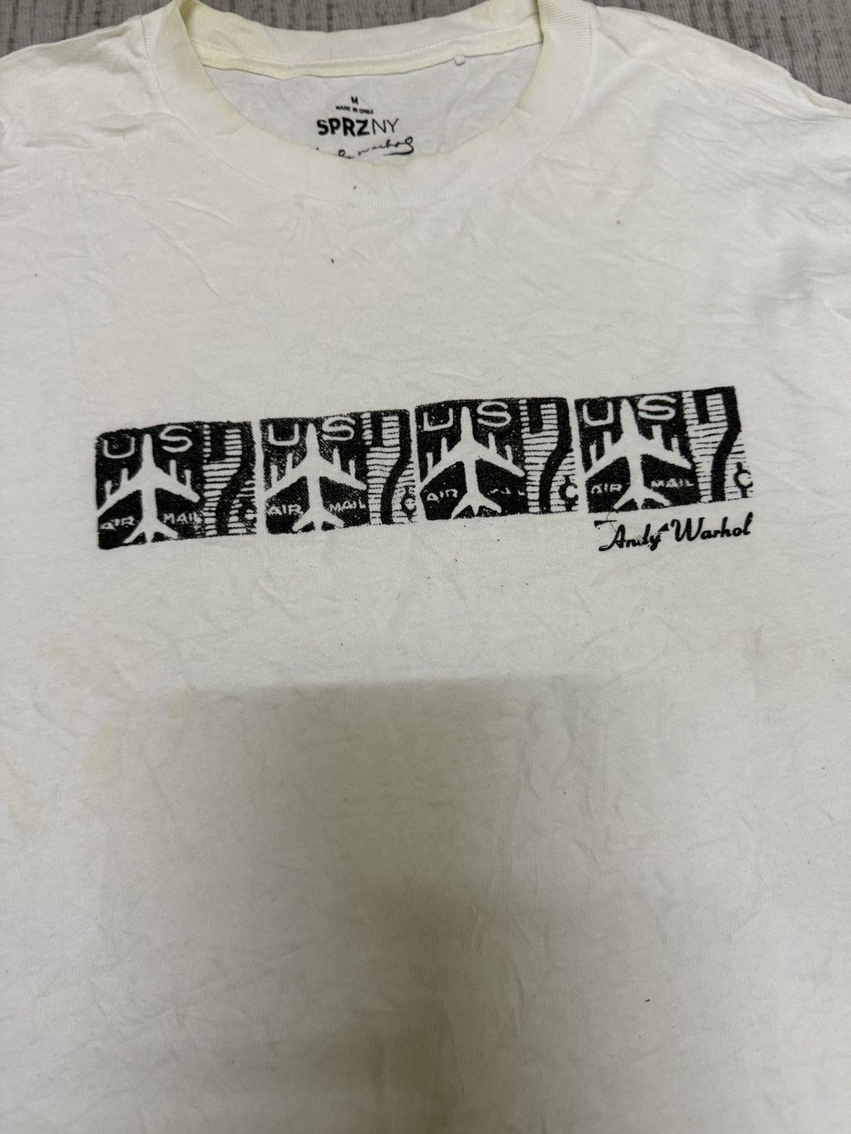 Andy Warhol × Calvin Klein 205W39NYC Andy warhol tshirt Size US M / EU 48-50 / 2 - 5 Thumbnail