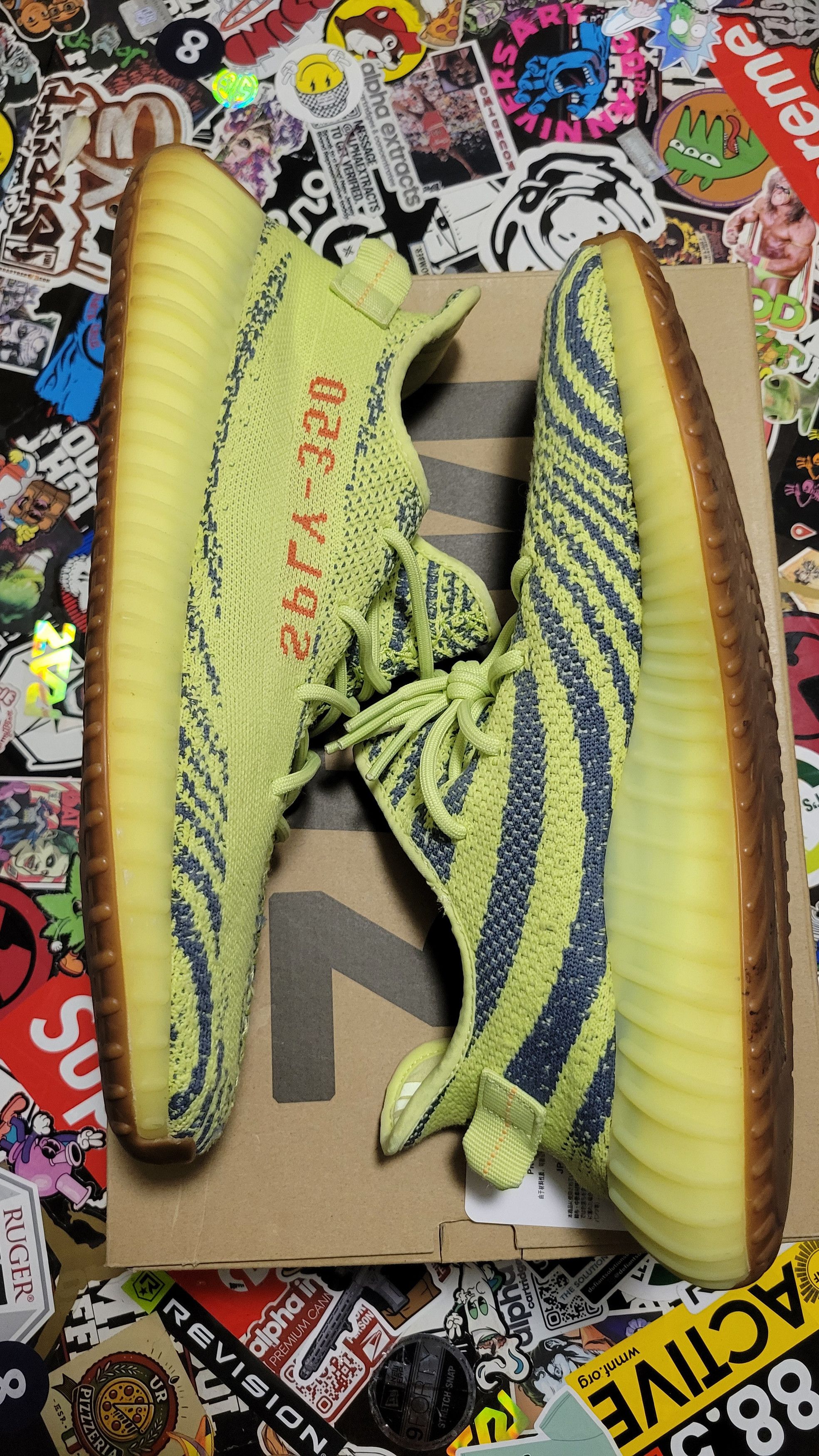Yeezy Yeezy Boost 350 V2 “Semi Frozen Yellow” – Size 14 Size US 14 / EU 47 - 2 Thumbnail