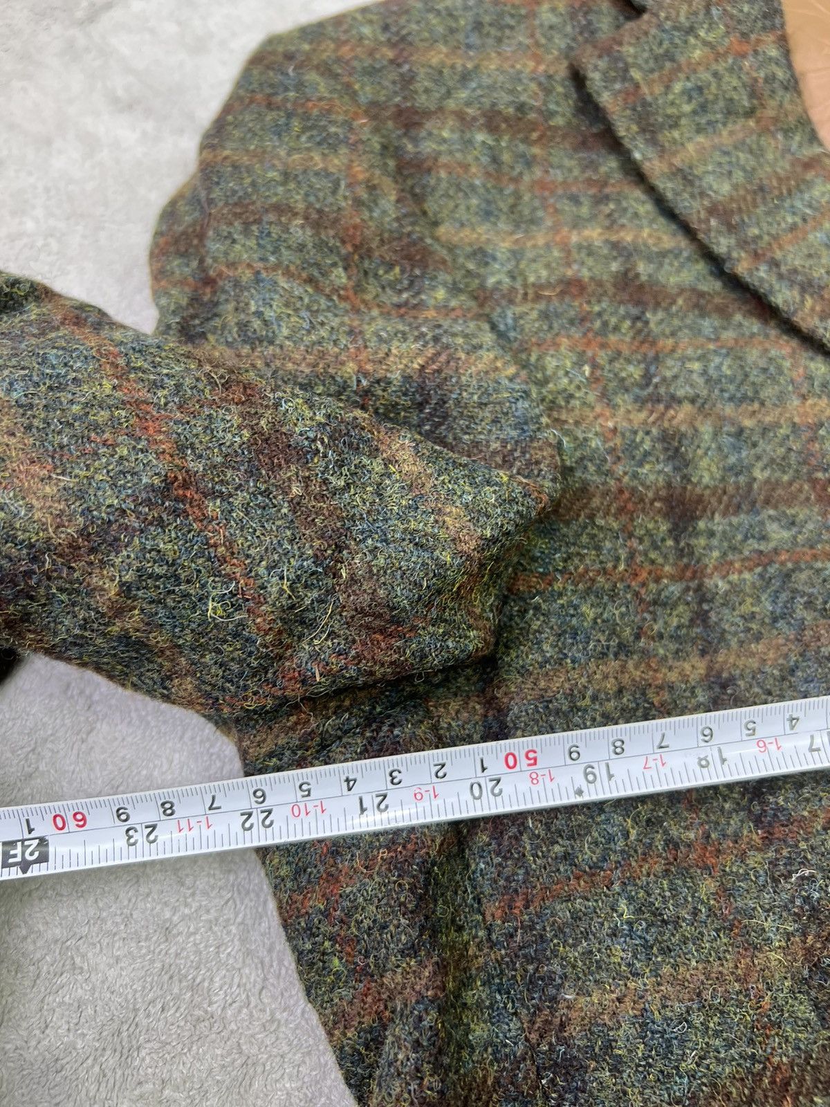 Harris Tweed Contemporary 2010s Carl Gross Harris Tweed Wool Windowpane Size 42S - 15 Thumbnail