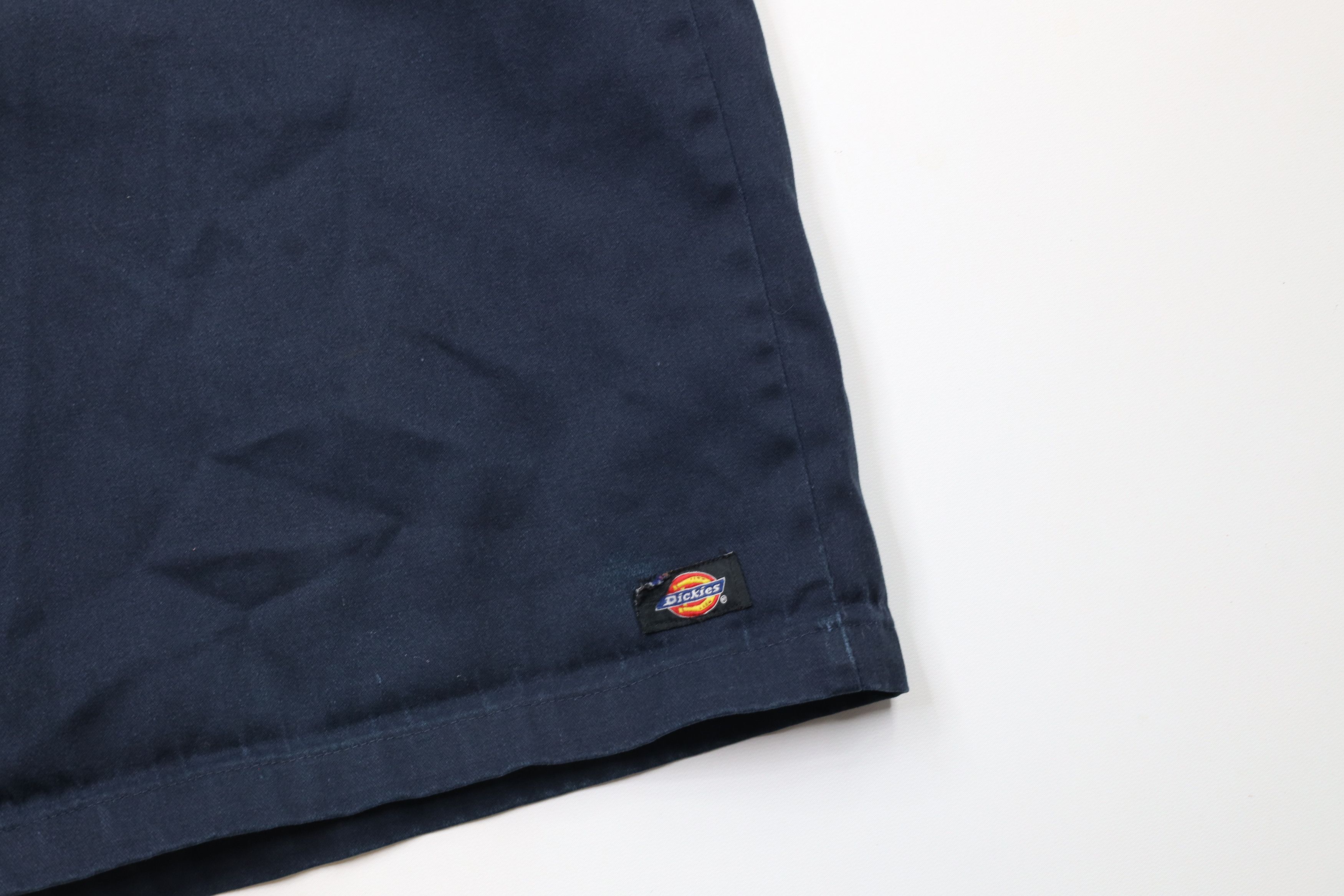 Dickies × Vintage Vintage Dickies Spell Out Workwear Mechanic Shorts Navy Blue Size US 44 / EU 60 - 5 Thumbnail