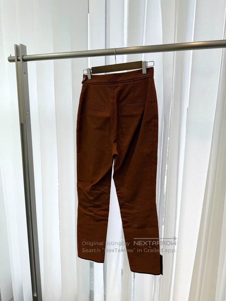 Hermes Hermes Orange Cotton Casual Trousers Size 42" / US 20 - 2 Thumbnail