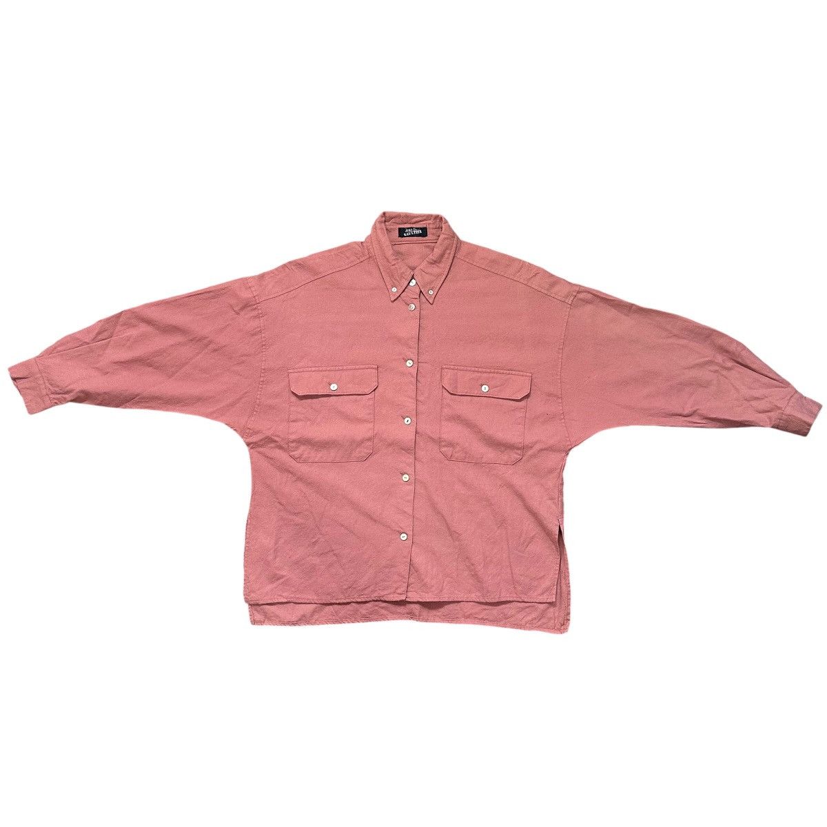 Jean Paul Gaultier Jean Paul Gaultier Pink Button Up Boxy Fit Pocket Design Size US L / EU 52-54 / 3 - 2 Thumbnail