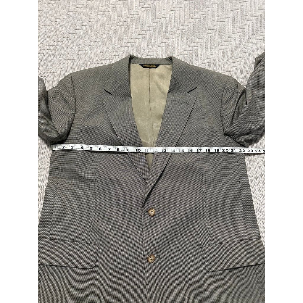 Brooks Brothers Brooks Brothers brown houndstooth tweed two button blazer Size 44R - 7 Thumbnail