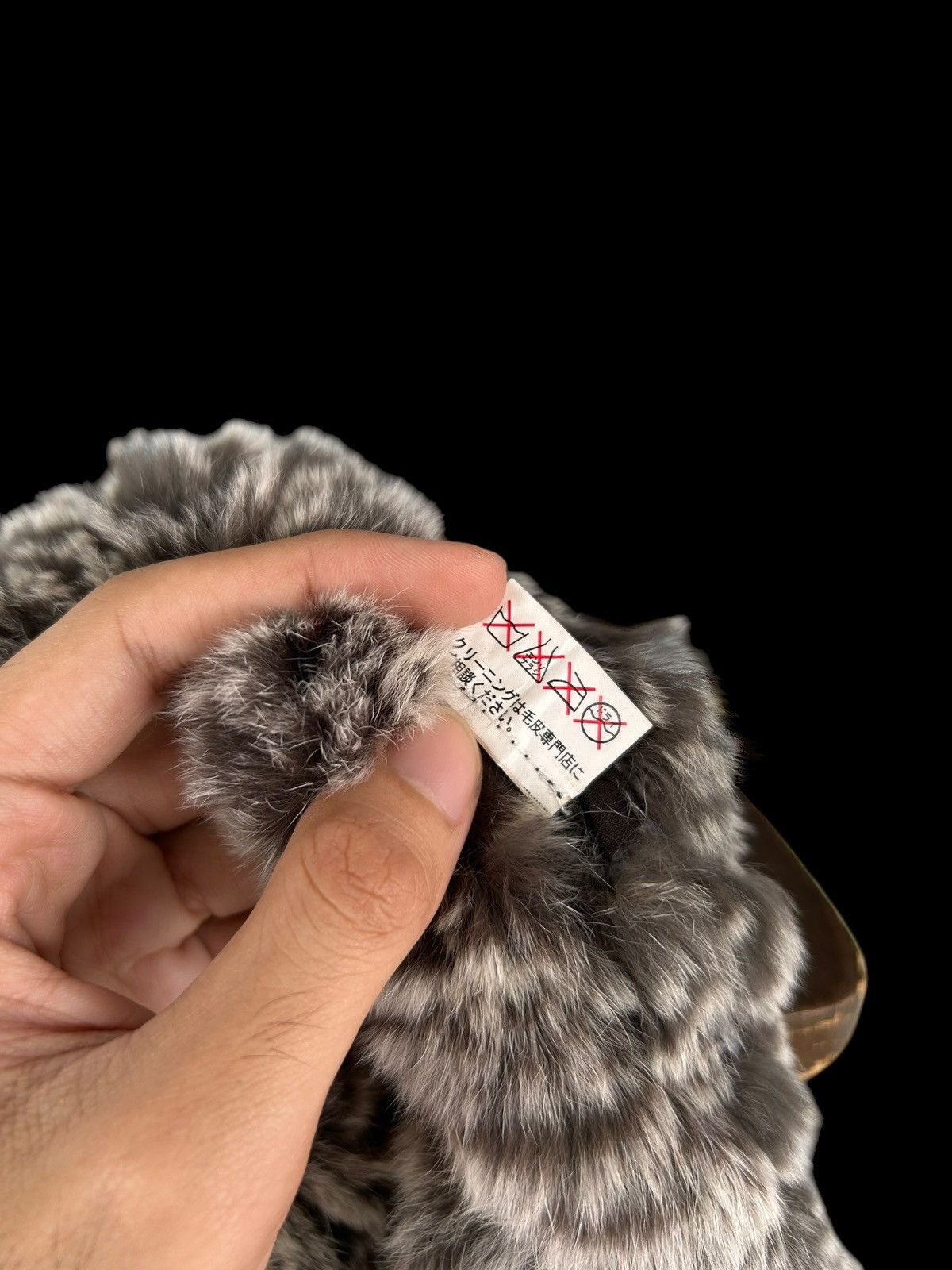Japanese Brand × Kapital × Vintage Japanese Punk Bondage Style Fur Rare Hats ☠️☠️🎌 Size ONE SIZE - 5 Thumbnail