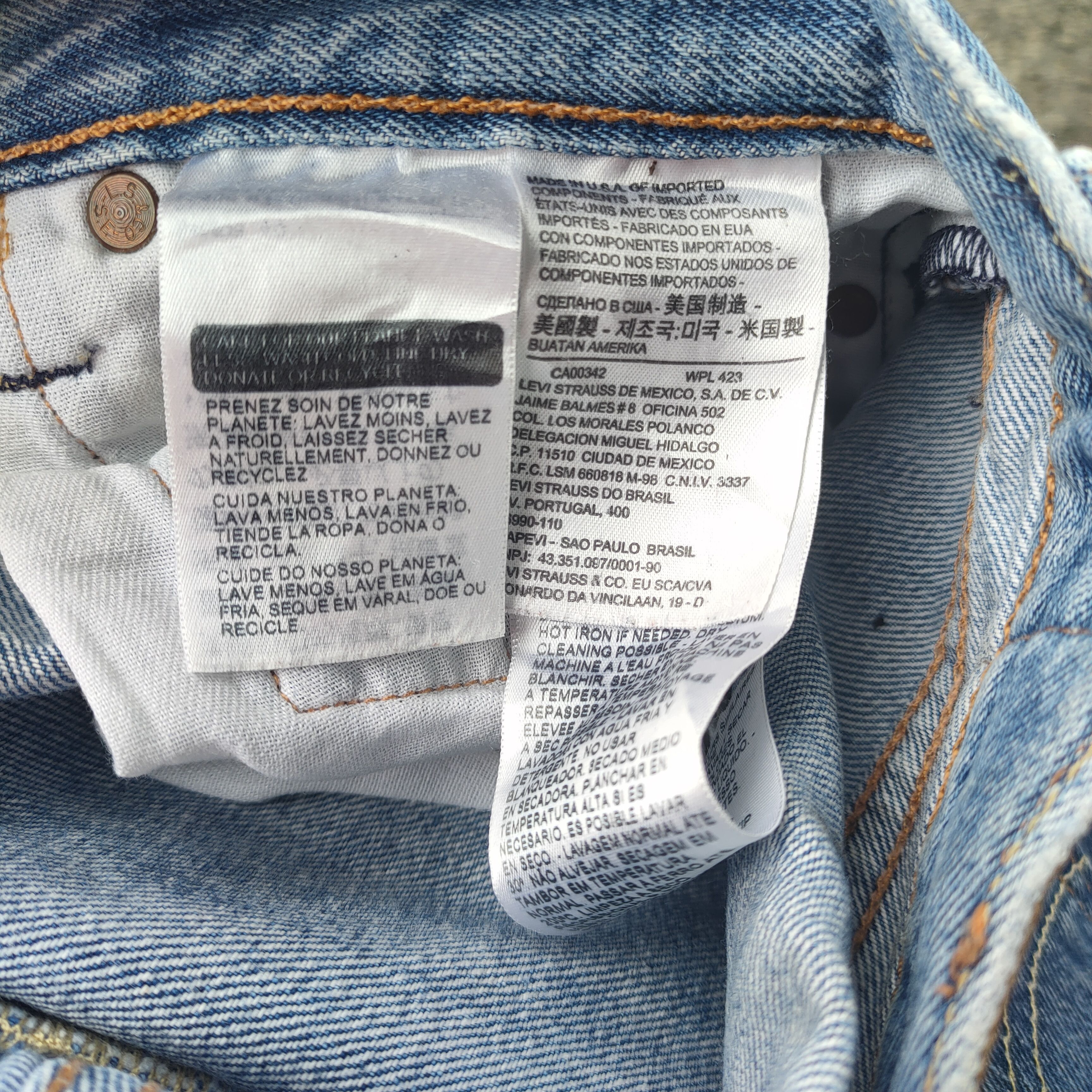 Levi's LEVI'S 501 PREMIUM x WHITE OAK FADED JEANS DENIM PANTS Size US 29 - 16 Thumbnail