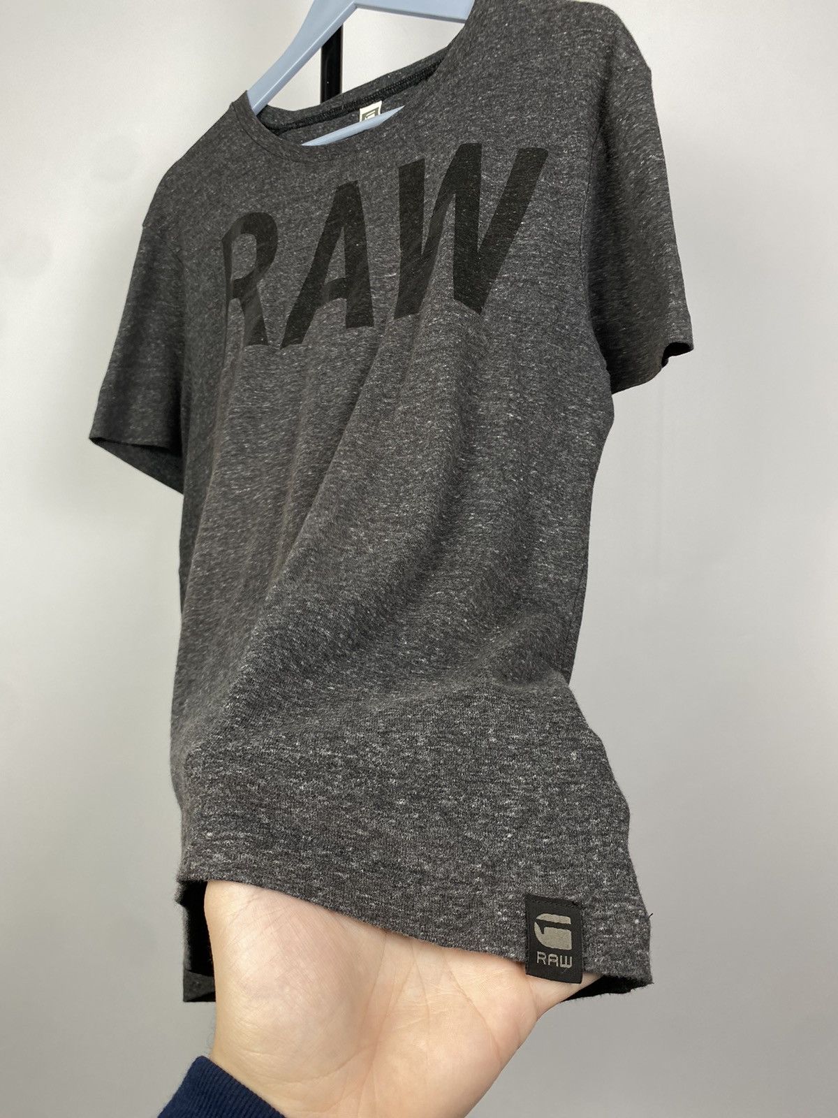 G-Star G Star Raw T-Shirt White Big Central Logo Size L-XL Size US L / EU 52-54 / 3 - 3 Thumbnail