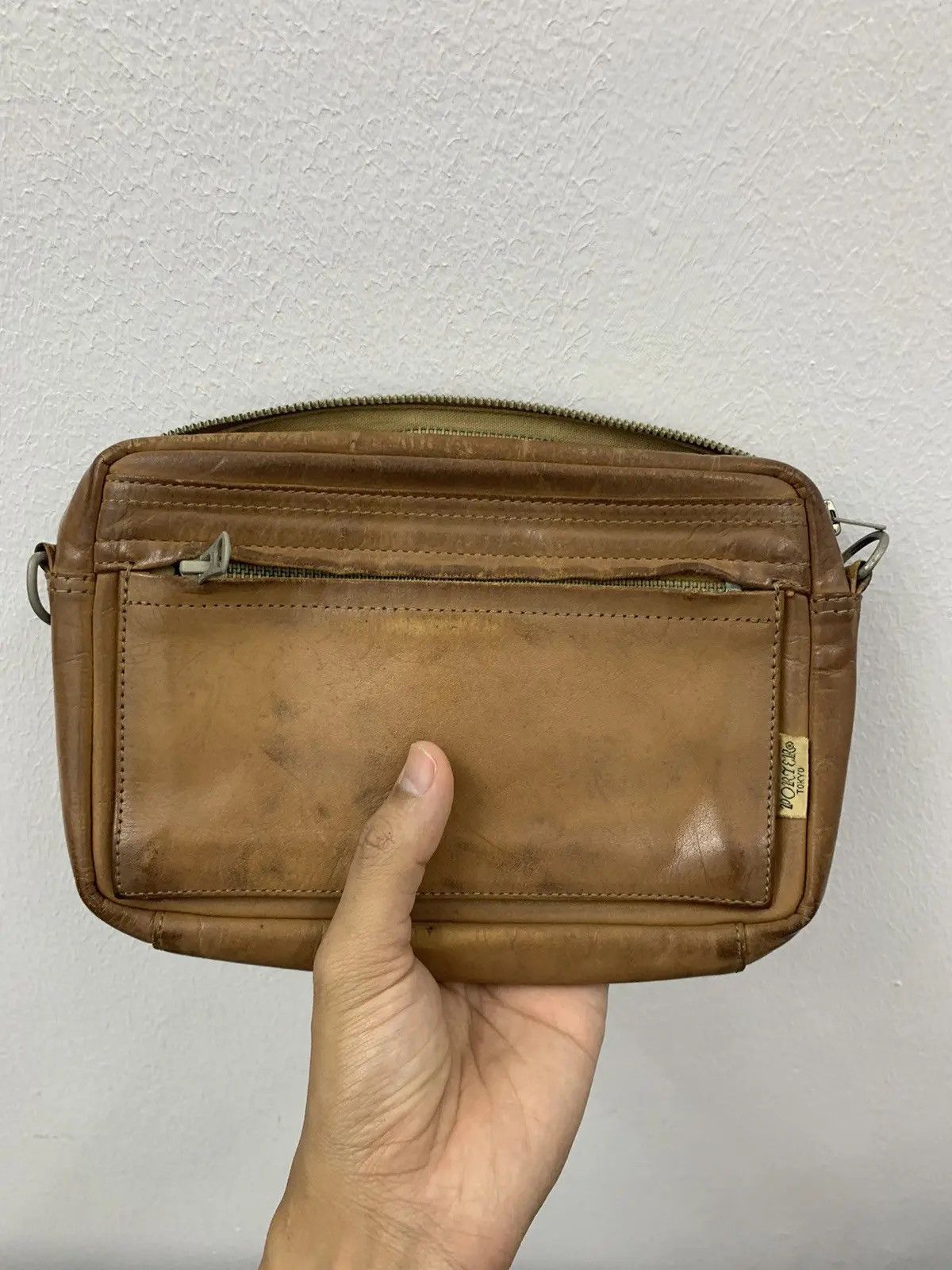 Porter Vintage Porter Leather Sling Bag Clutch Bag Size ONE SIZE - 2 Thumbnail