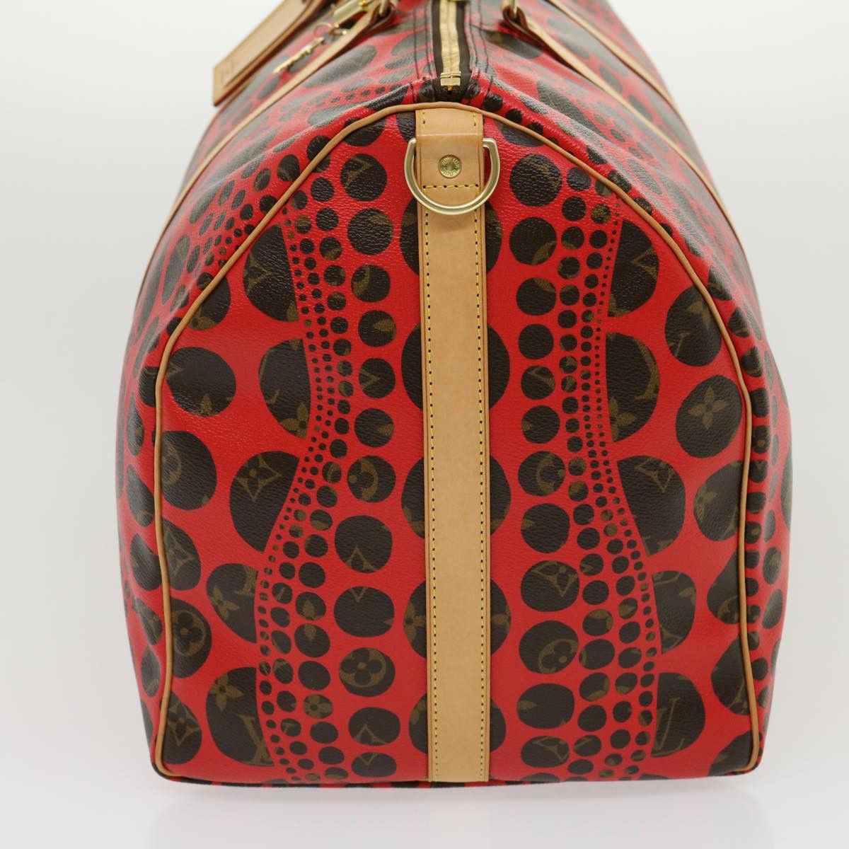 Louis Vuitton LOUIS VUITTON Monogram Yayoi Kusama Keepall Bandouliere55 Size ONE SIZE - 3 Thumbnail