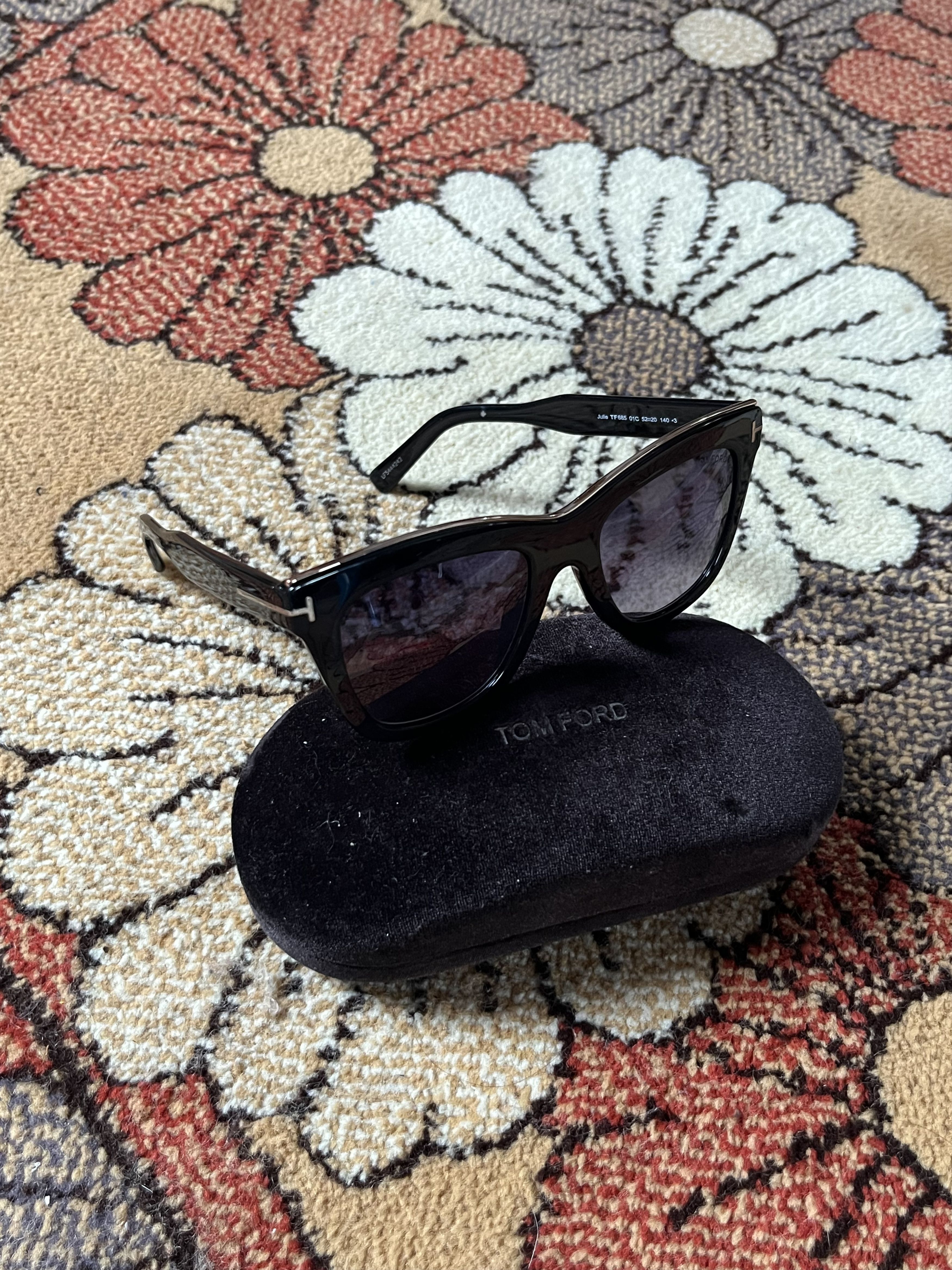 Tom Ford Julie sunglasses - authentic and BNIB Amazon.com: Sunglasses Tom Ford FT 0685 Julie 56G havana  main image 2