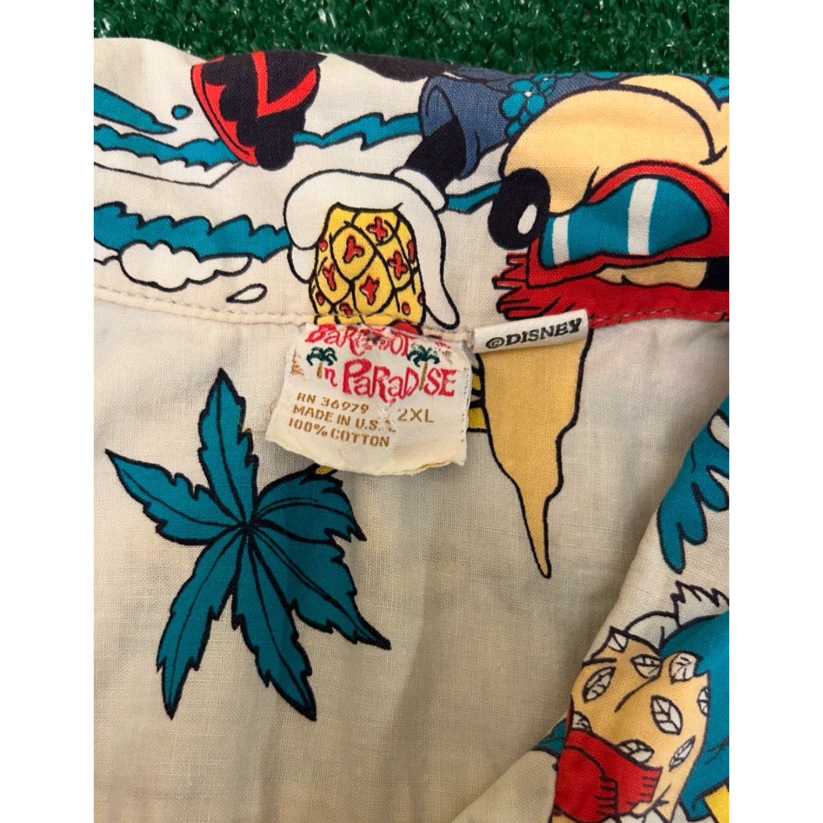 Disney VINTAGE Disney Mickey Mouse All Over Print Hawaiian Shirt Mens XXL 80s 90s Hawaiian Beach Cartoon Disney 1990s White Short Sleeve Collared 2XL Mens Size US XXL / EU 58 / 5 - 3 Thumbnail