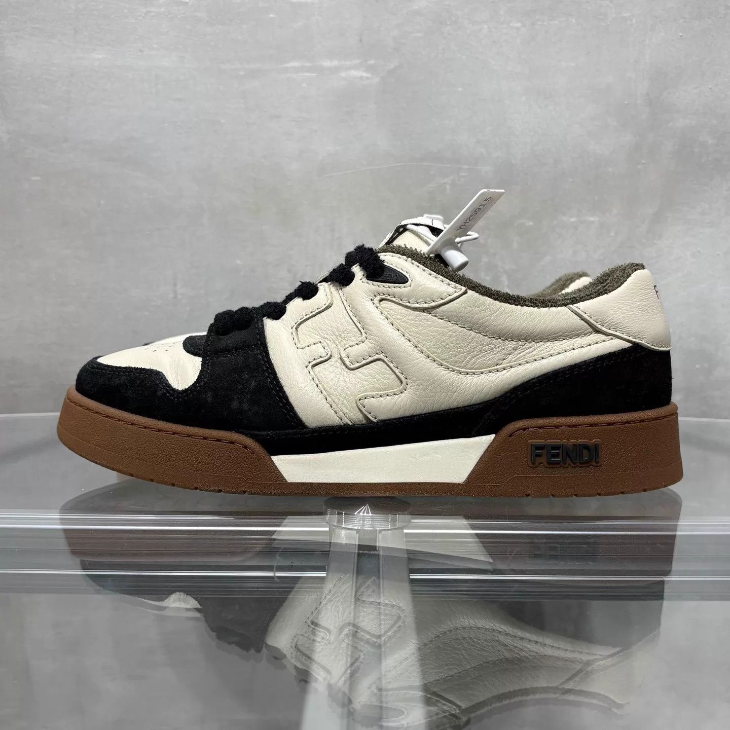 Fendi Fendi Match Black/White/Brown Sneakers UK8 42 Size US 9 / EU 42 - 3 Thumbnail