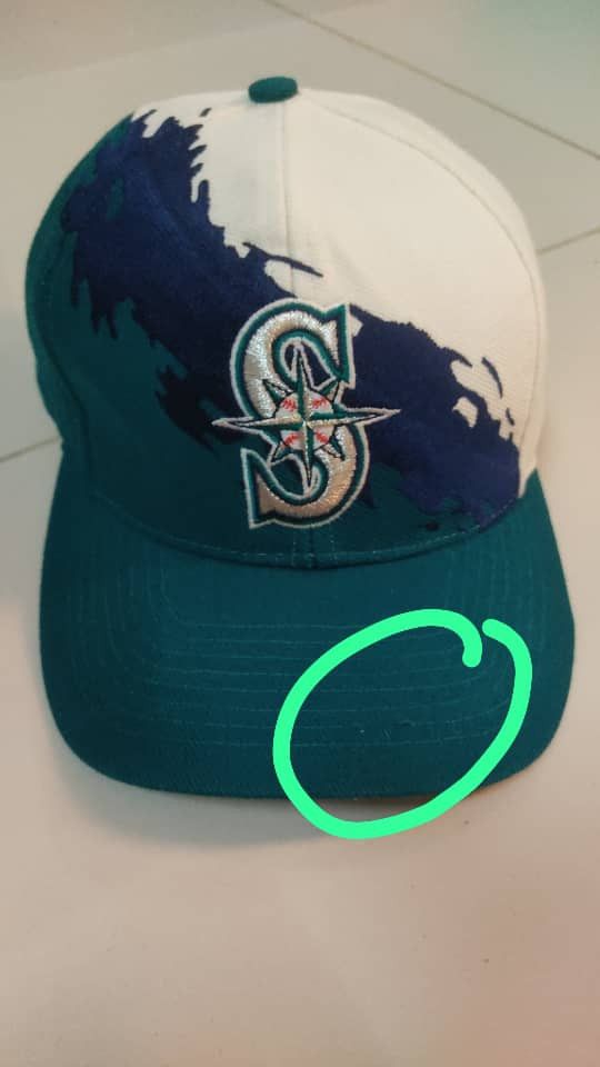 Logo 7 Vintage Logo 7 Seattle Mariners Splash Snapback Size ONE SIZE - 4 Thumbnail