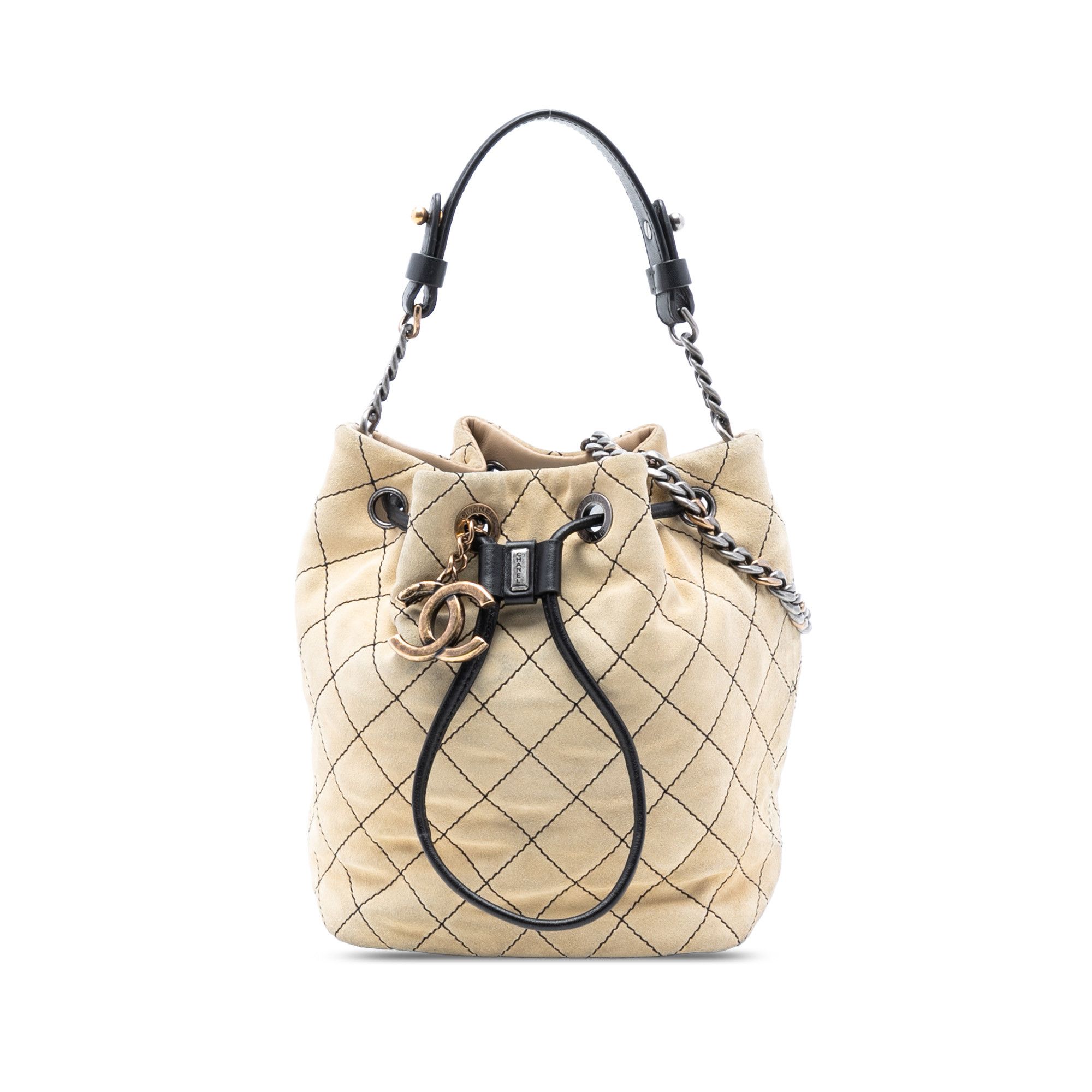 Chanel Chanel CC Suede Wild Stitch Bucket Bag Size ONE SIZE - 1 Thumbnail