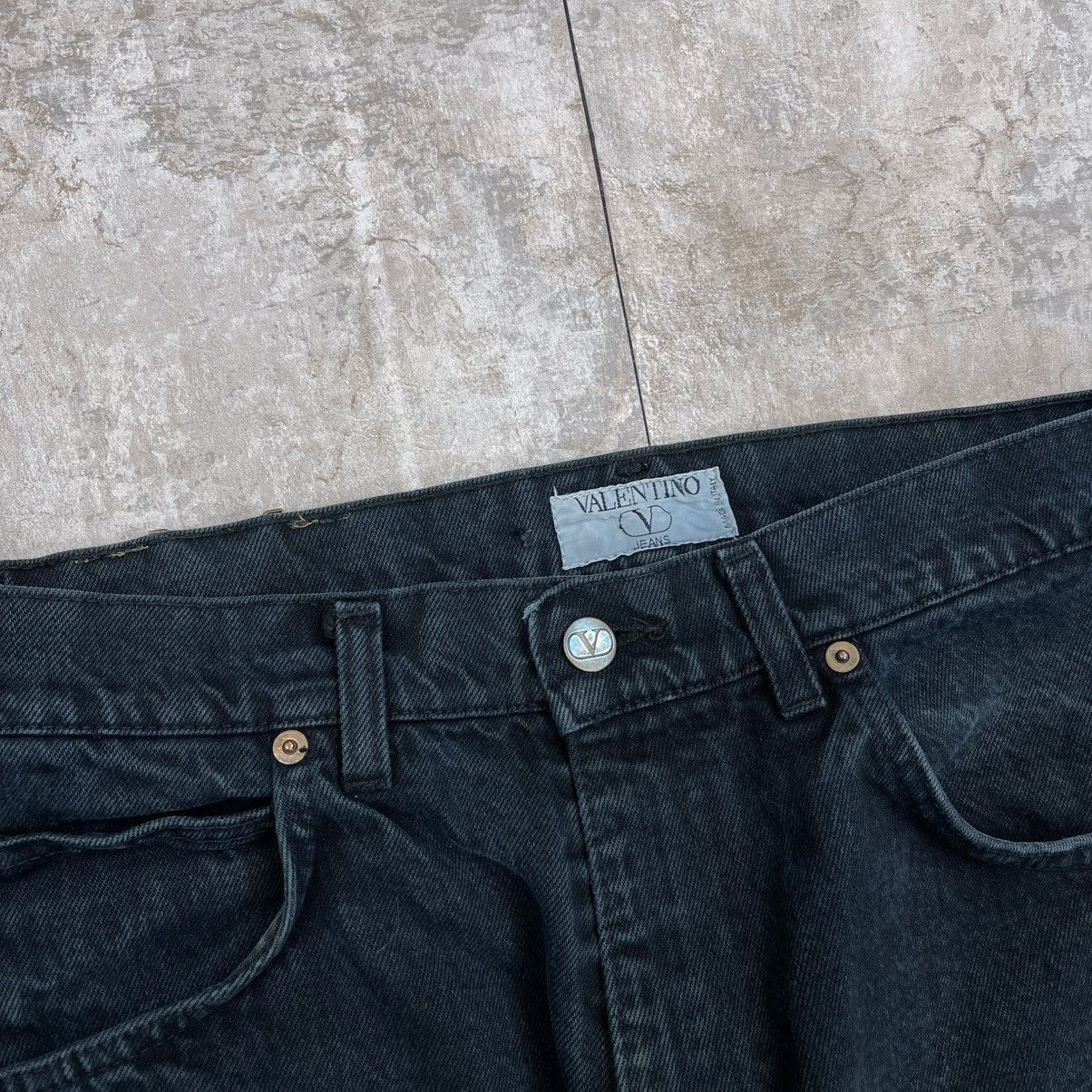 Valentino × Vintage VINTAGE VALENTINO DENIM JEANS WASHED BLACK Size US 38 / EU 54 - 8 Thumbnail