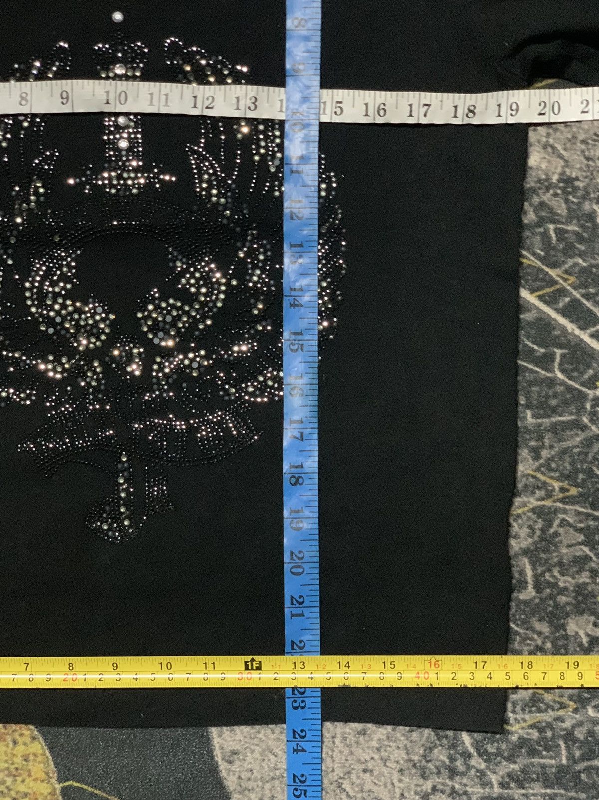 Affliction × If Six Was Nine × Japanese Brand 💥Be Ambition V Neck Skull Cross Like Chrome Hearts Design Size M / US 6-8 / IT 42-44 - 6 Thumbnail
