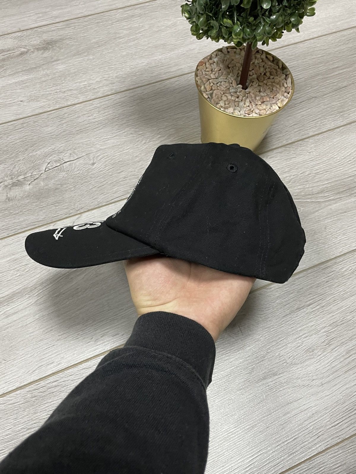 Adidas × Y-3 × Yohji Yamamoto Y-3 big logo cap sign Yohji Yamamoto x Adidas Japanese Size ONE SIZE - 3 Thumbnail